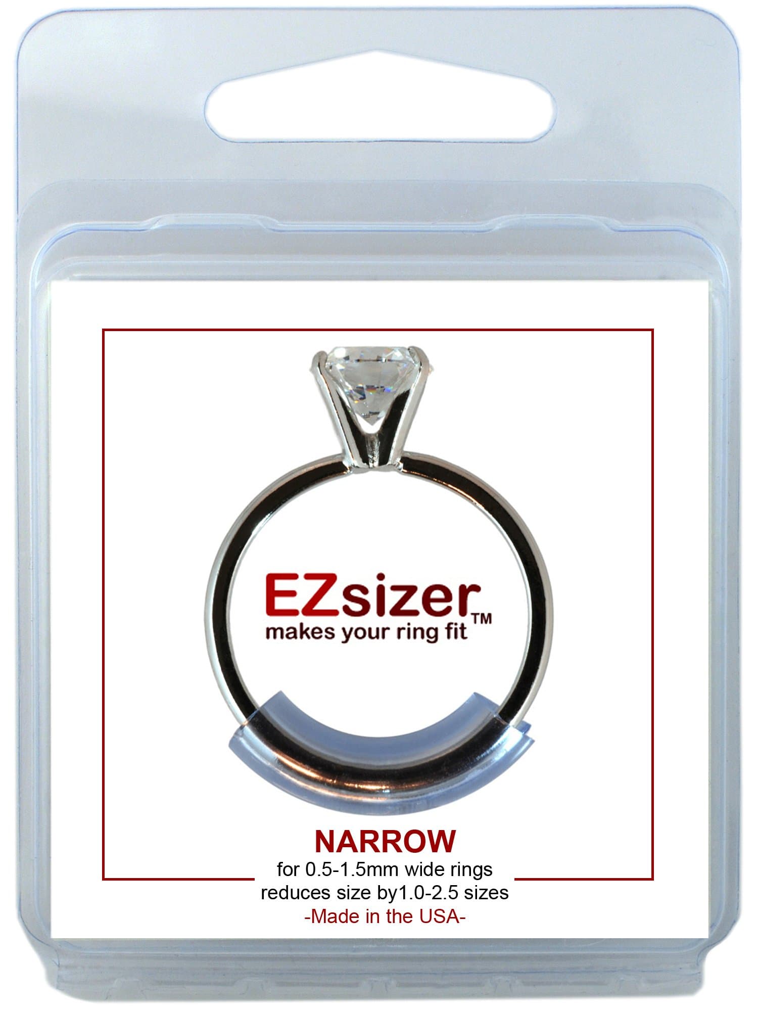 Ring Adjuster by EZsizer - 3 pack (NARROW) - Easy Ring Guard