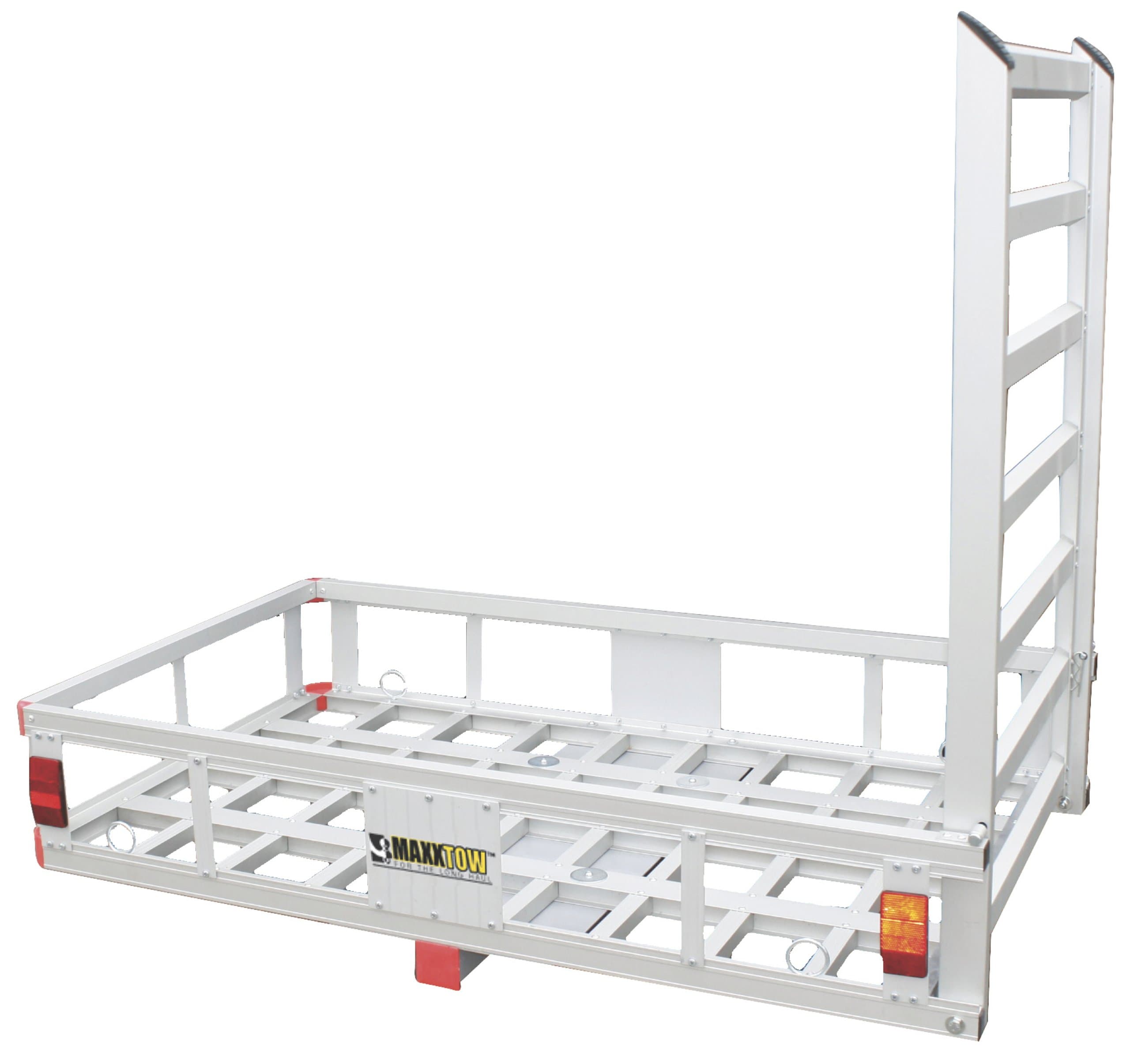 MAXXHAUL 70100 47" x 27-3/4" Aluminum Cargo Carrier with 40" Folding Ramp