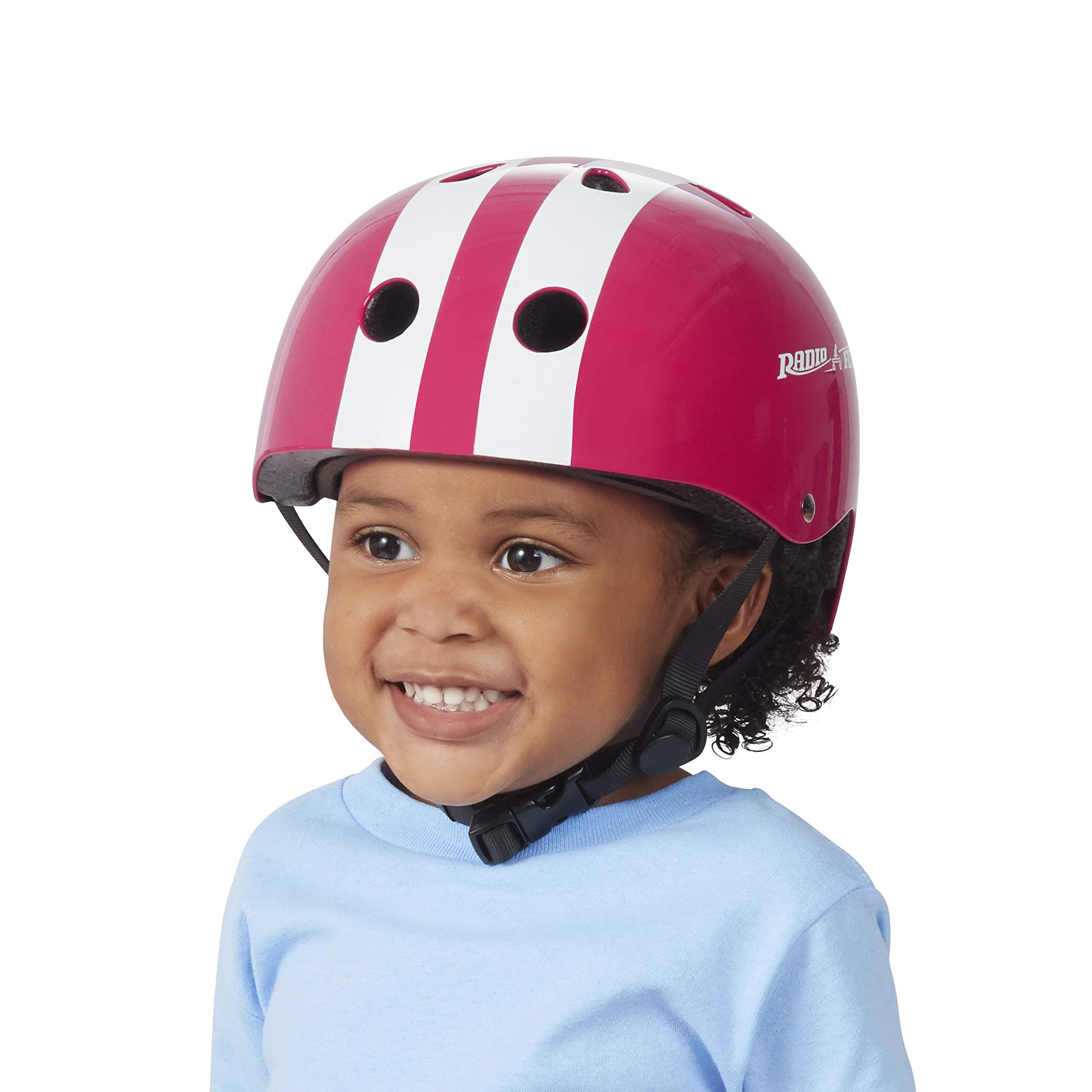 Radio Flyer Toddler and Children's Bike Helmet, CPSC Safety Certified, Universal Size Kids Bicycle Safety Helmet, Ages 2–5, Multiple Colors Available