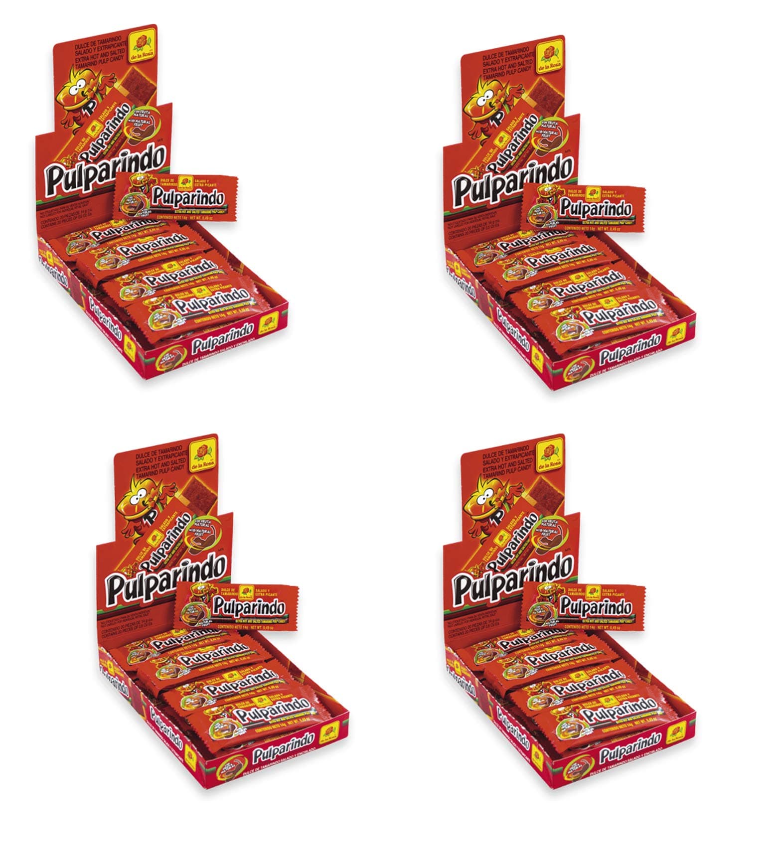 EXTRA HOT Tamarind Pulp Candy 80 count