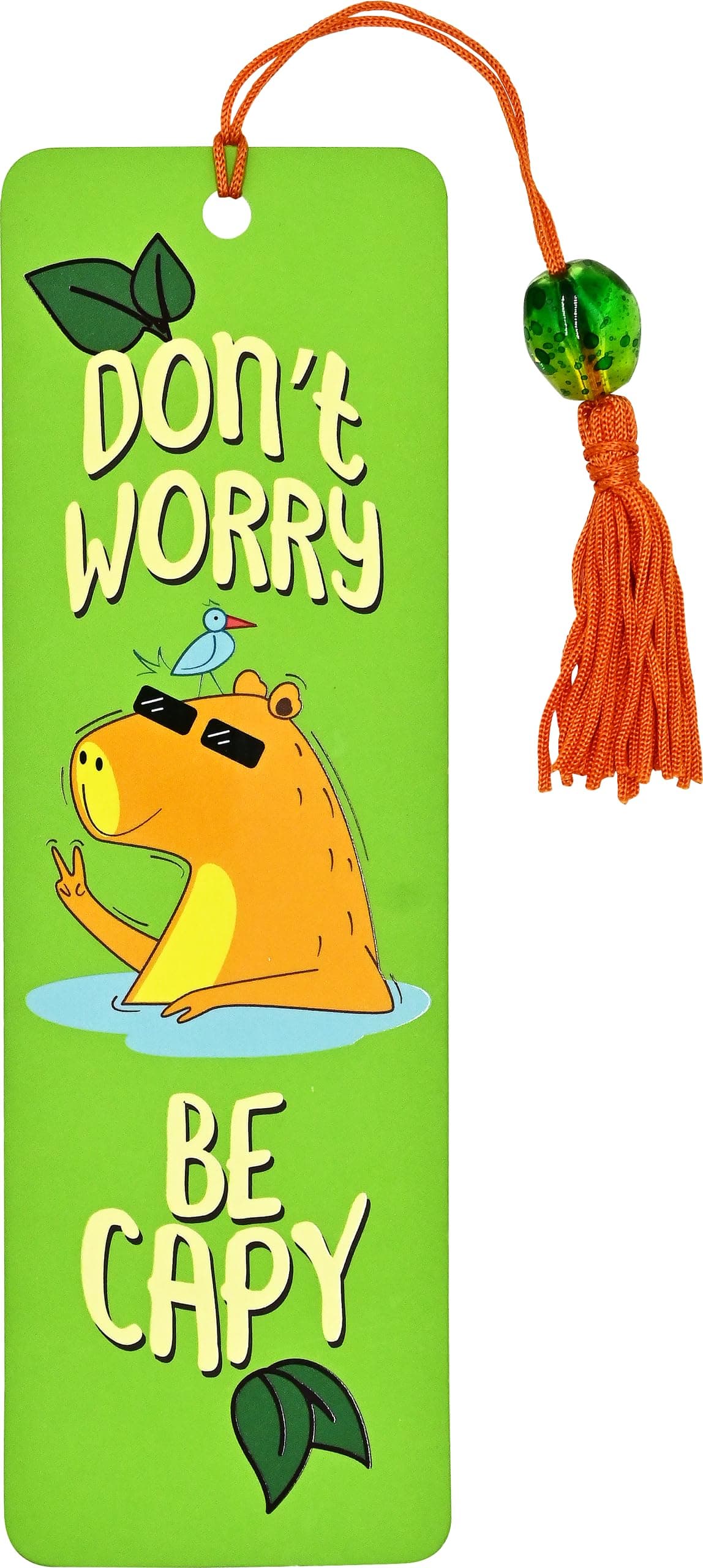 Capybara Beaded Bookmark
