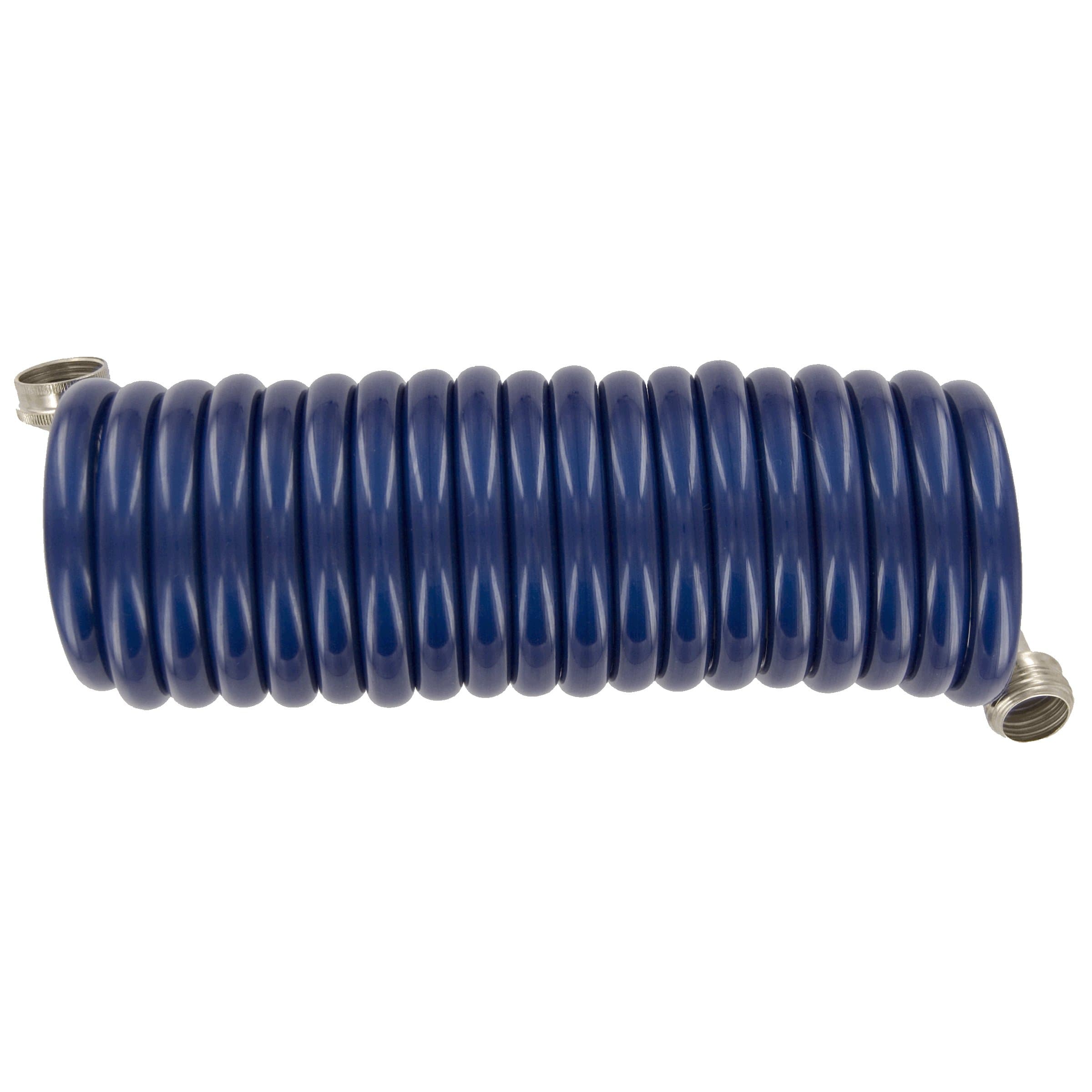 Plastair SpringHose PUWE615B9-M-3-AMZ Light EVA Lead Free Drinking Water Safe Marine/RV Recoil Hose, Blue, 3/8-Inch by 15-Foot