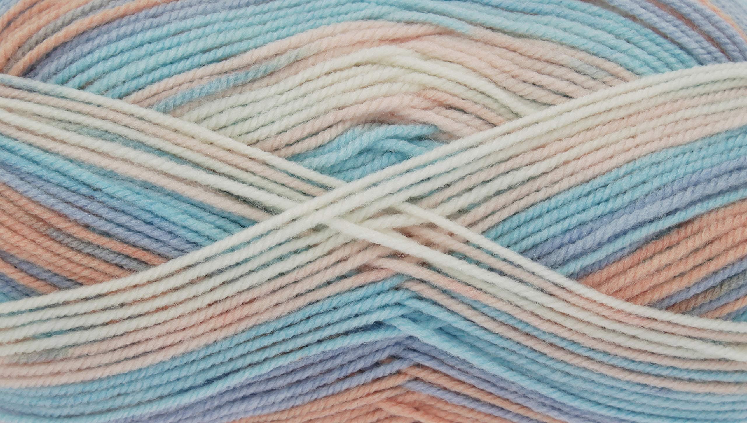 King ColeKing Cole Beaches DK 100g Self Striping Knitting Yarn (Bondi Beach 4278)