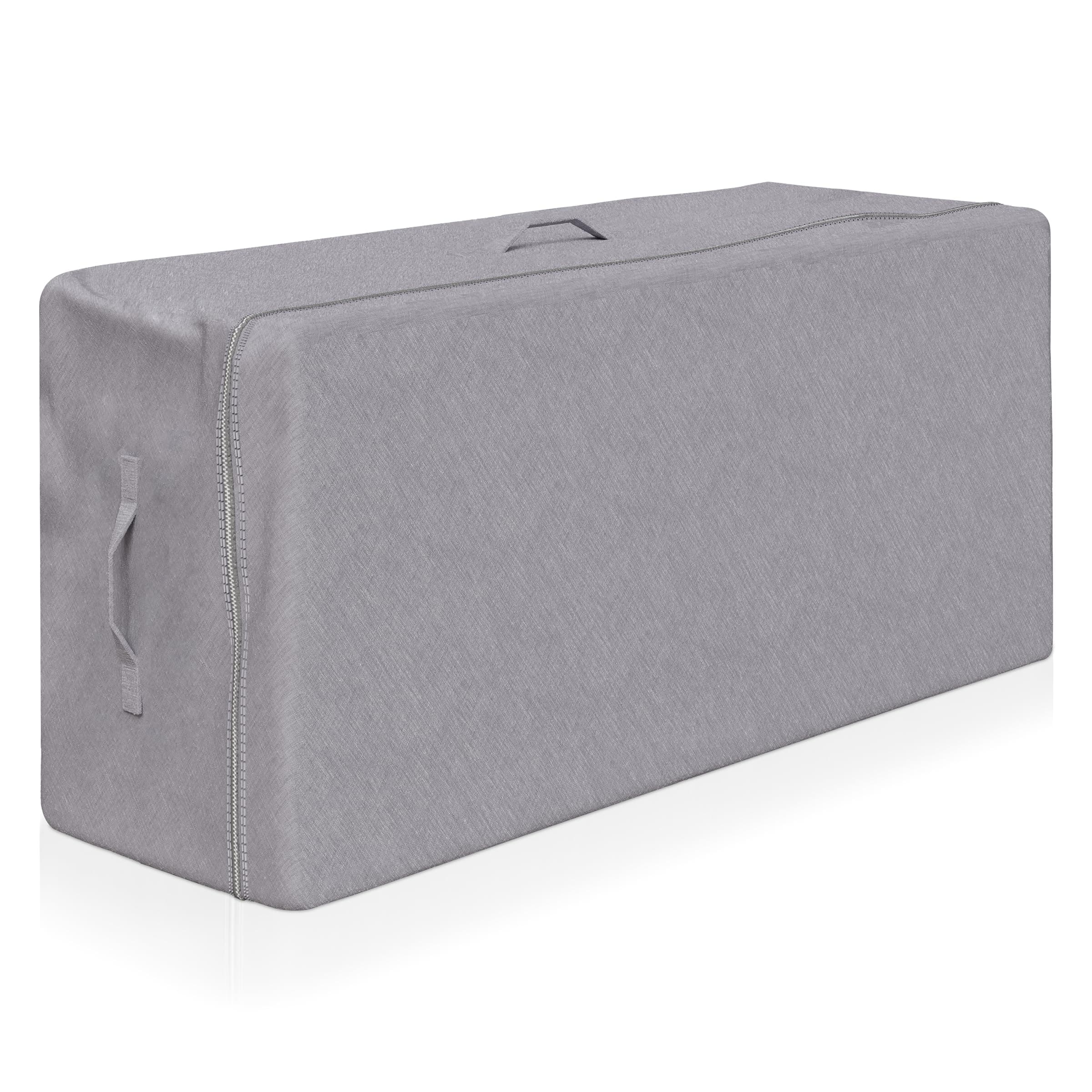 Milliard Polyester Carry Case for Tri-Fold Mattress, Fits up to 6 inch Queen (58 inches x 26 inches x 18 inches), Grey