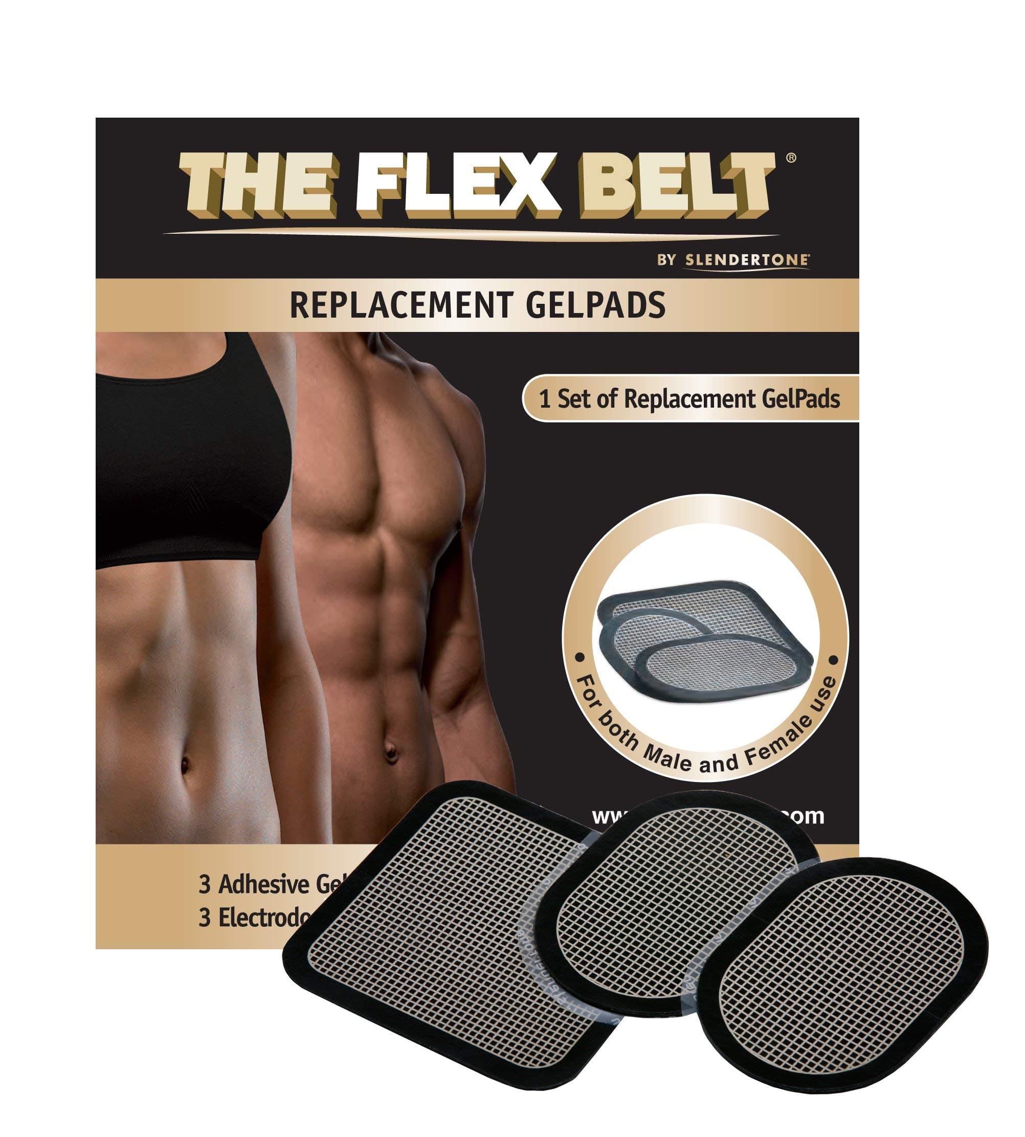 GEL PADS for Abdominal Toning System (one set)