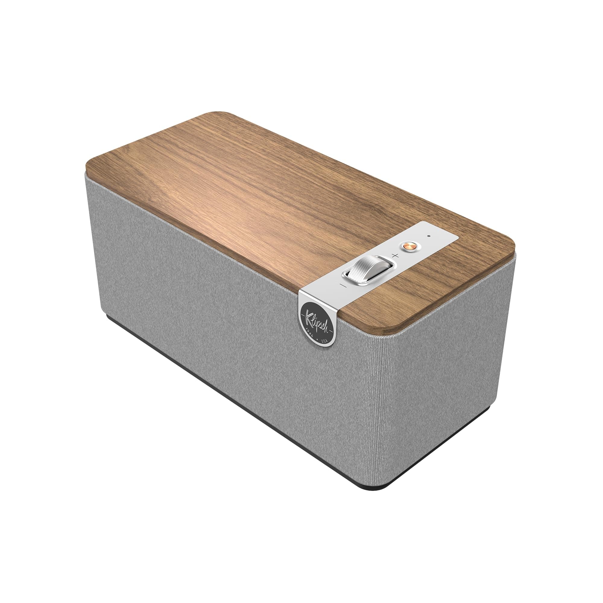 The One Plus Premium Bluetooth Speaker System, Walnut