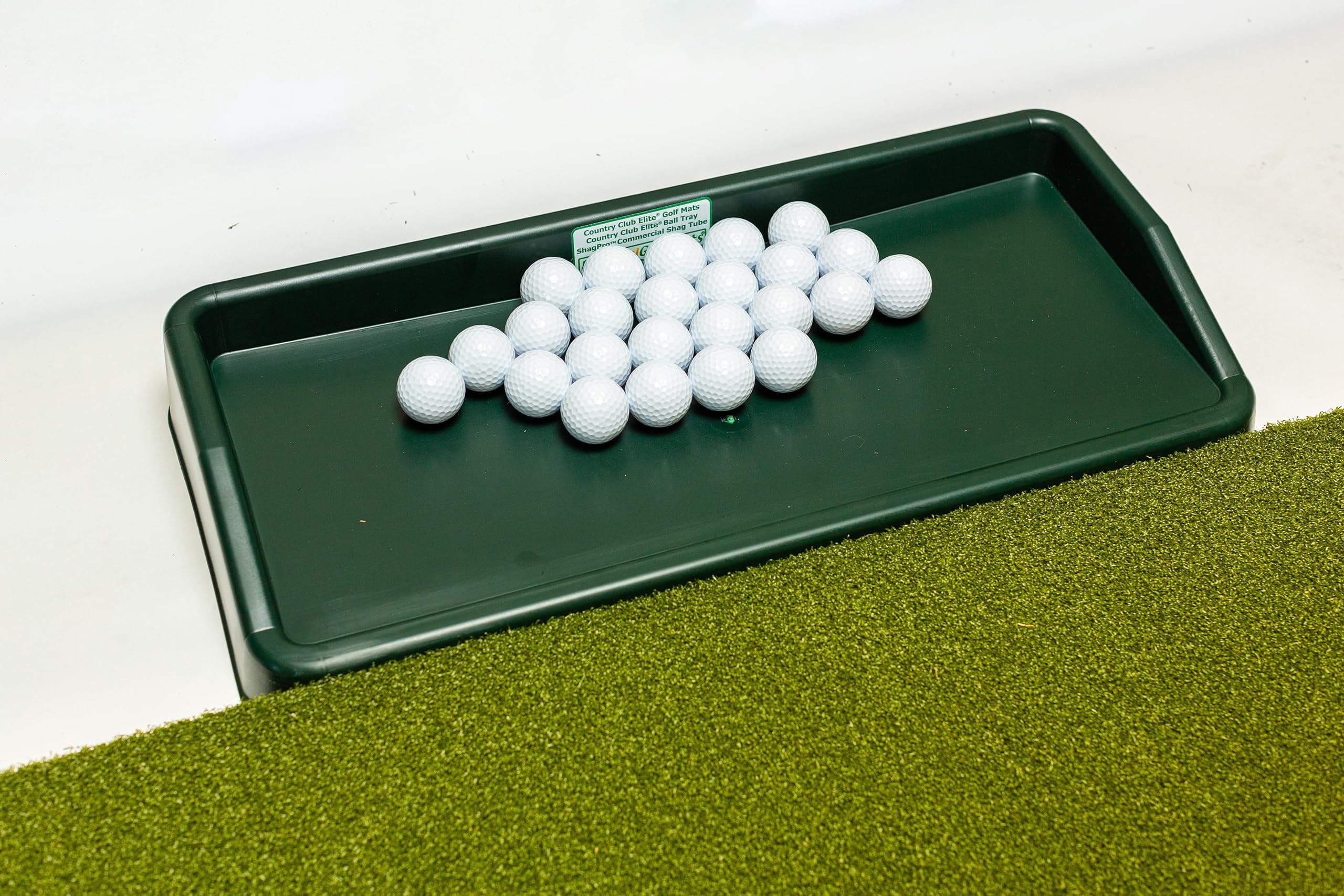 Country Club Elite® Golf Ball Tray - Commercial Quality High Impact Plastic Tray (The Exact Same Product We Supply to Commercial Driving Ranges and Golf Courses | Proud to Be Made in The USA