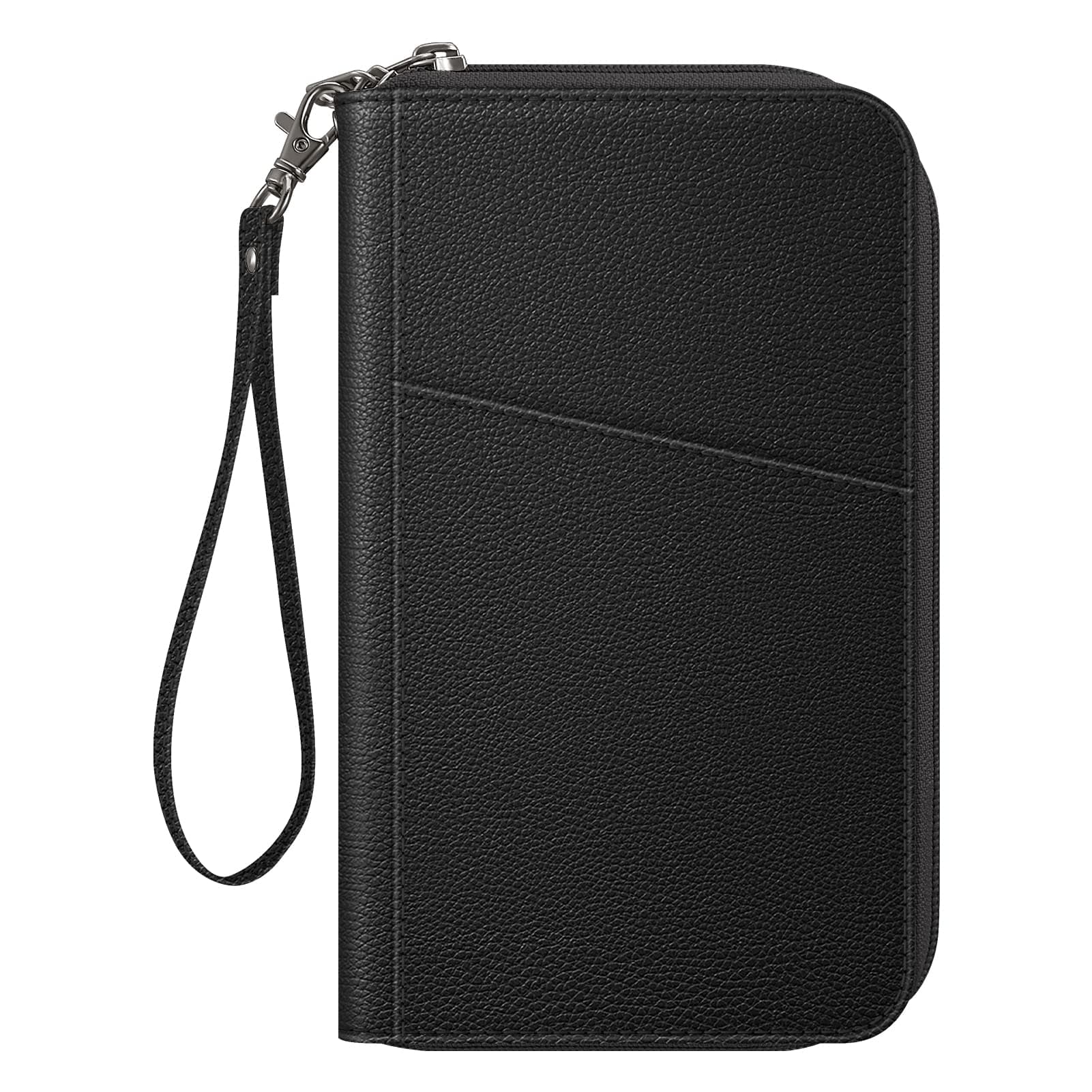 Family Passport Holder Wallet, RFID Blocking Travel Document Organizer Clutch Bag Credit Cards Case Cover for Women Men