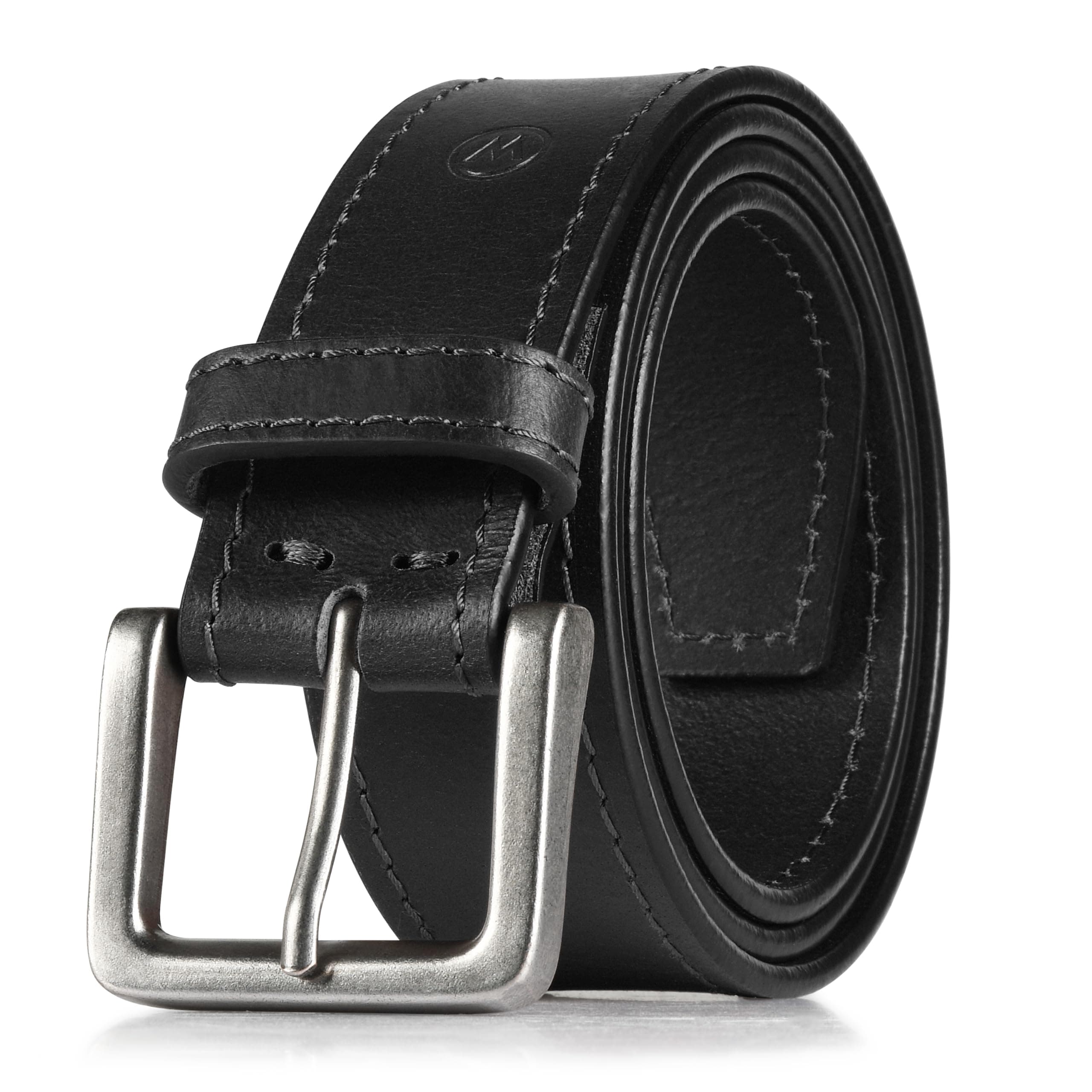 Men’s Leather Belt, Country Casual Every Day Belt for Jeans