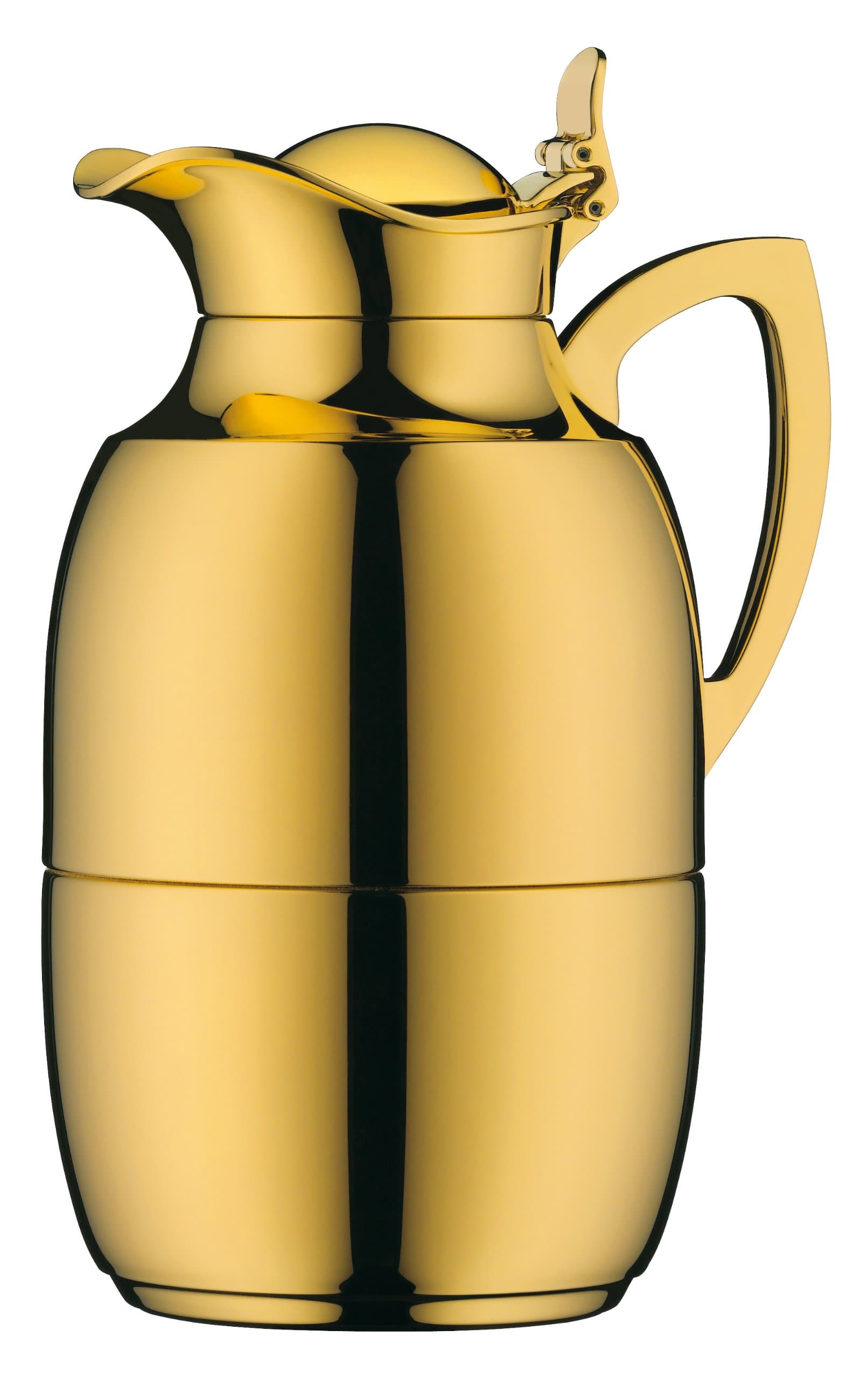 Alfi Juwel Gold Plated Brass Thermal Carafe, 8-Cup