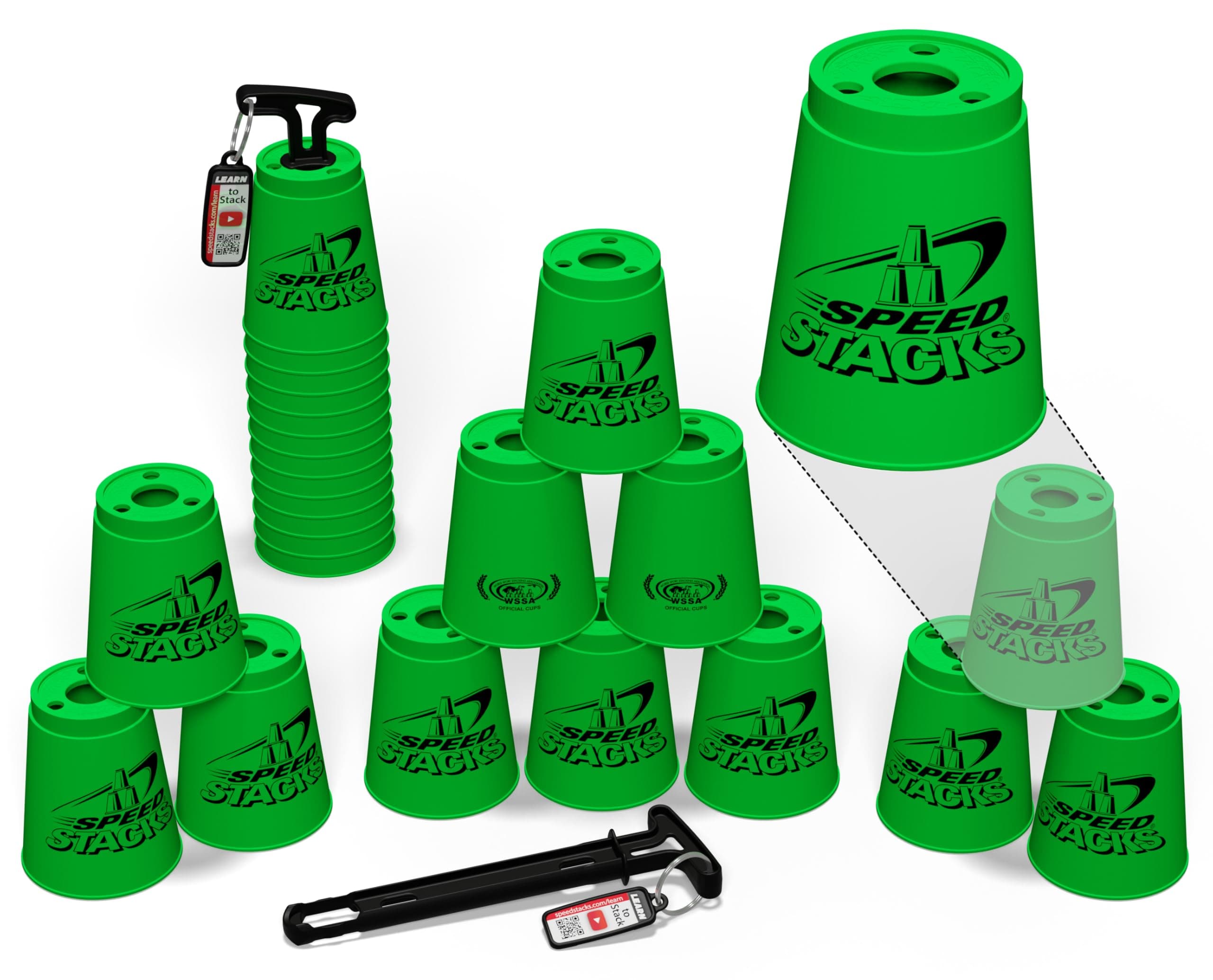Speed Stacks Cups Neon Green (Sport Stacking / Cup Stacking)