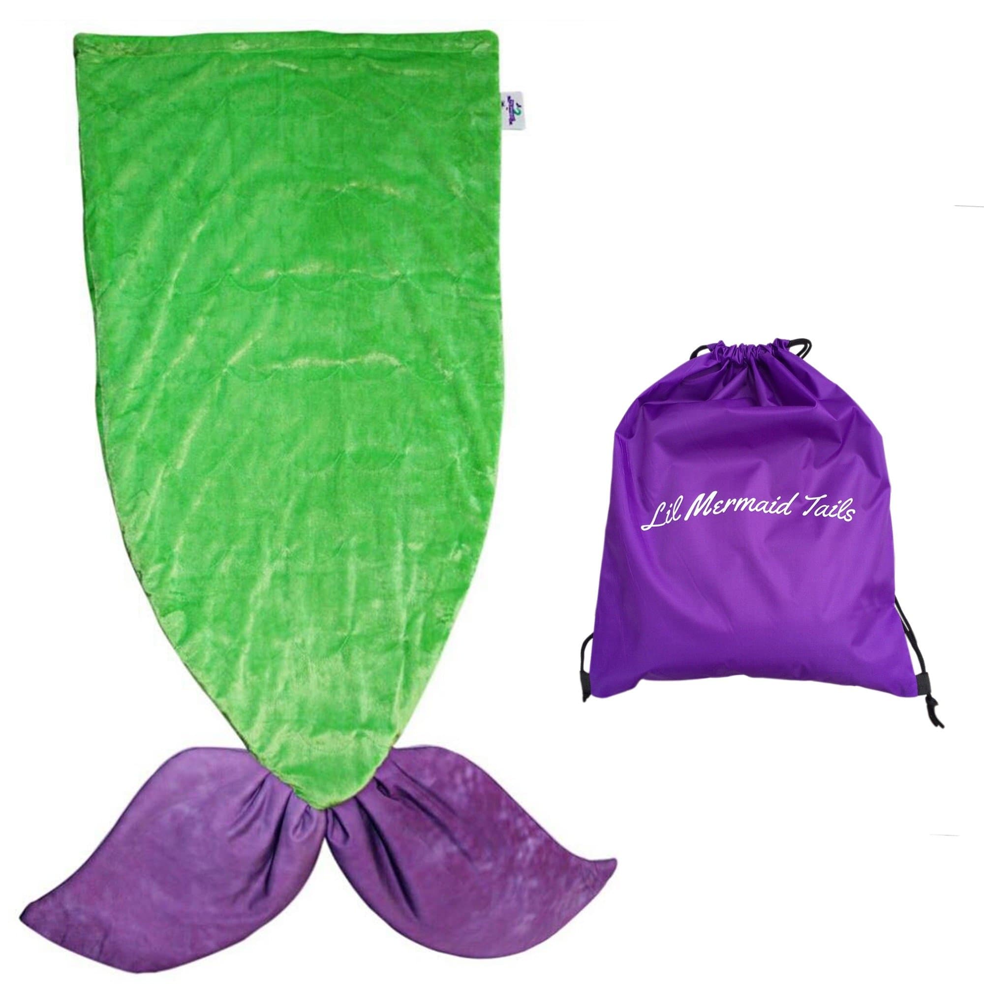 Lil Mermaid Tails Mermaid Tail Blanket, Purple