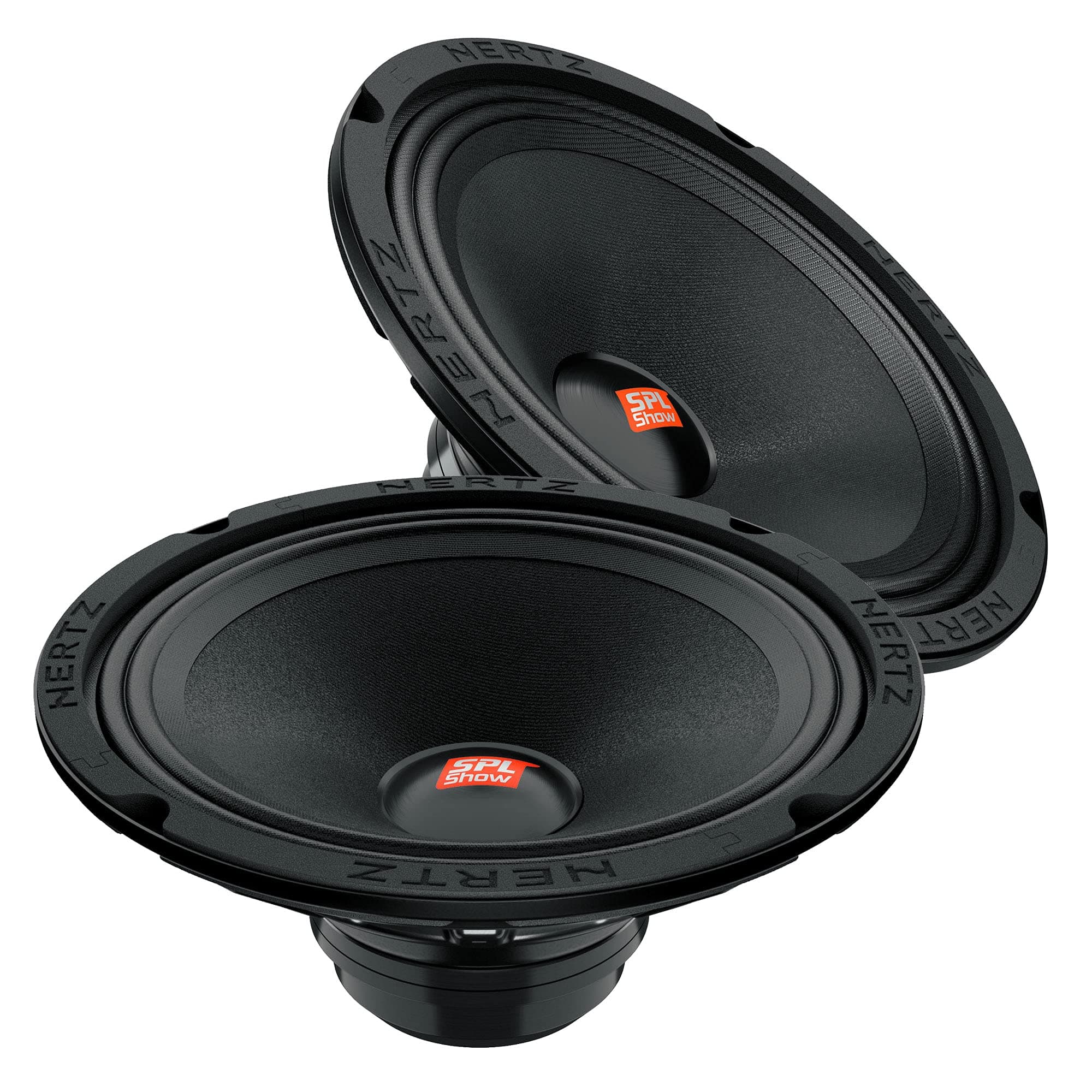 SPL Show Series SV-200-NEO 8 in. (200mm) SPL 4-Ohm Midrange Speakers (Pair) with Neo Magnets and UV/Waterproofing