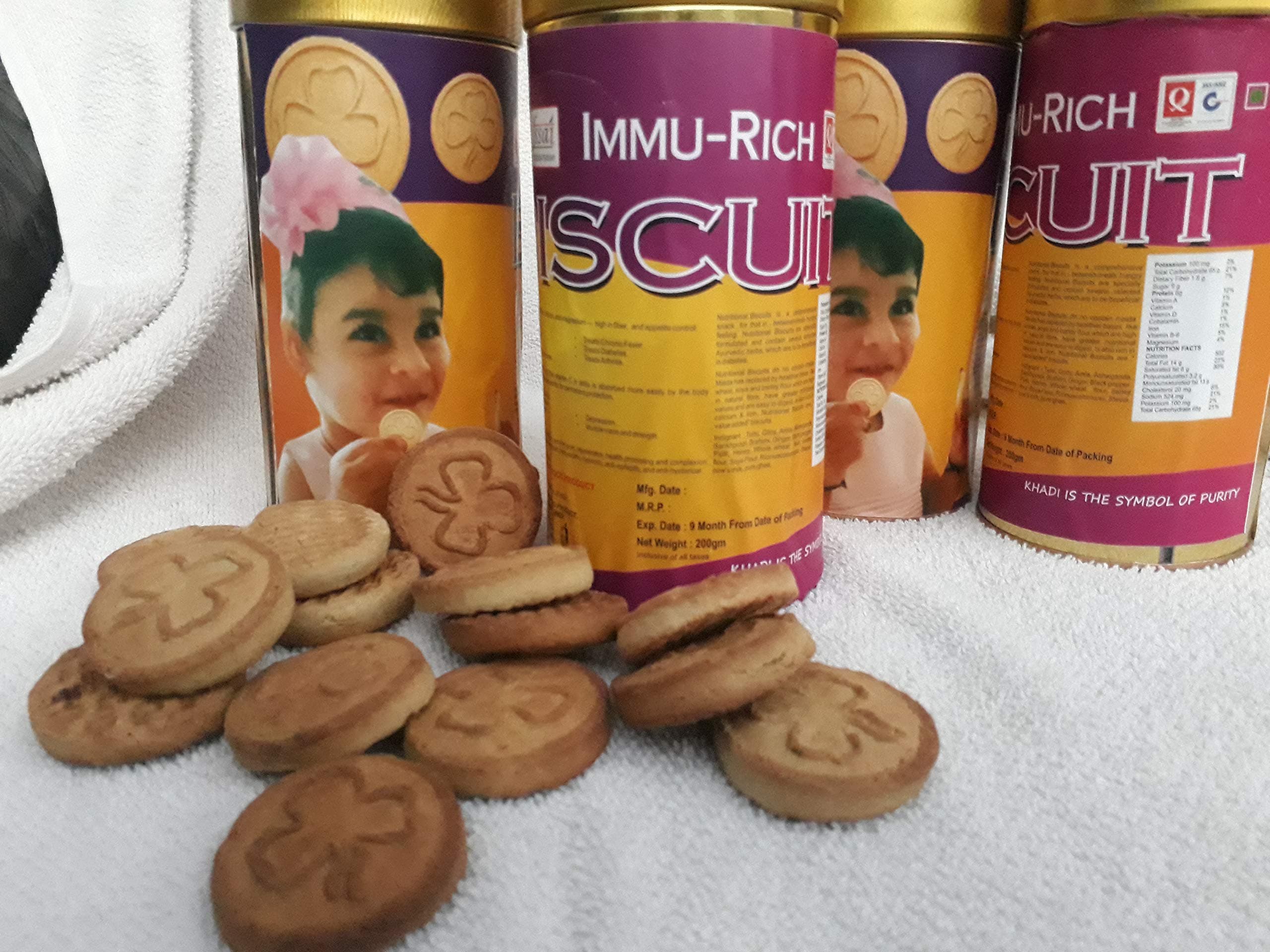 Imuu-Rich Biscuits 200 GR pak of 4