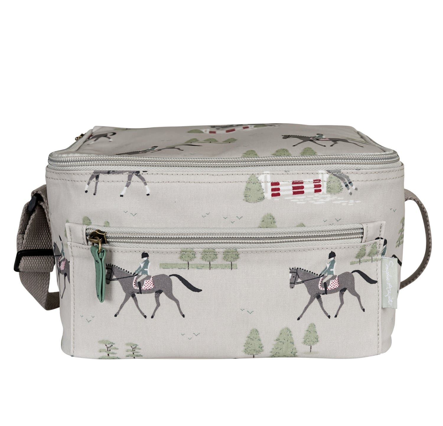 Sophie Allport Oilcloth Lunch Bag - Horses design