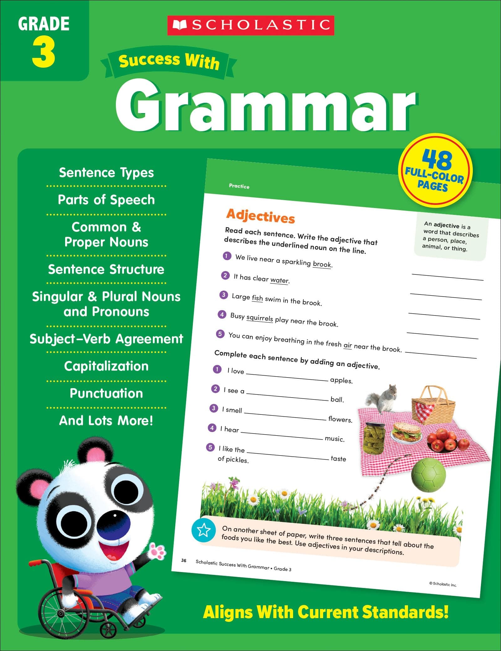 Scholastic Success With Grammar, Grade 3 Paperback – February 1, 2022