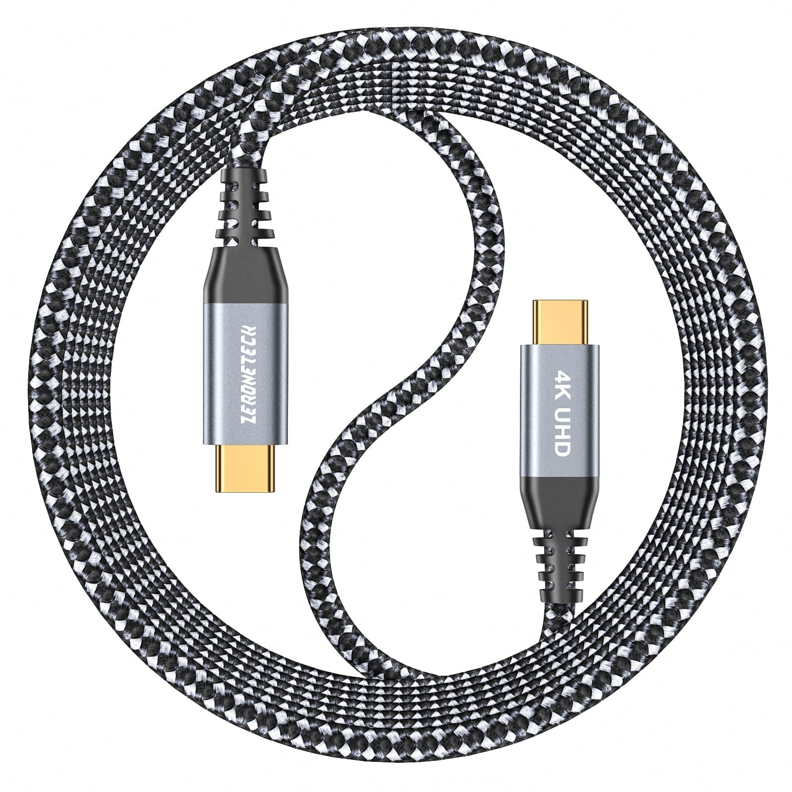 - USB C Cable 6ft, USB C 3.2 Gen 2X2 Cable, 4K Monitor Video Output, 20Gbps High Speed Data Transfer, 100W Fast Charging for Carplay iPhone 16, MacBook, Dell, ARZOPA, KYY for Portable Monitor
