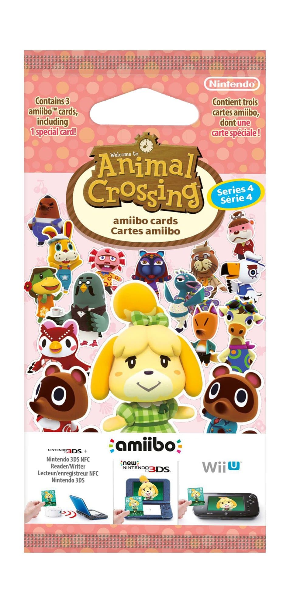 Nintendo Animal Crossing: Happy Home Designer Amiibo Cards Pack - Series 4 3DS Wii U