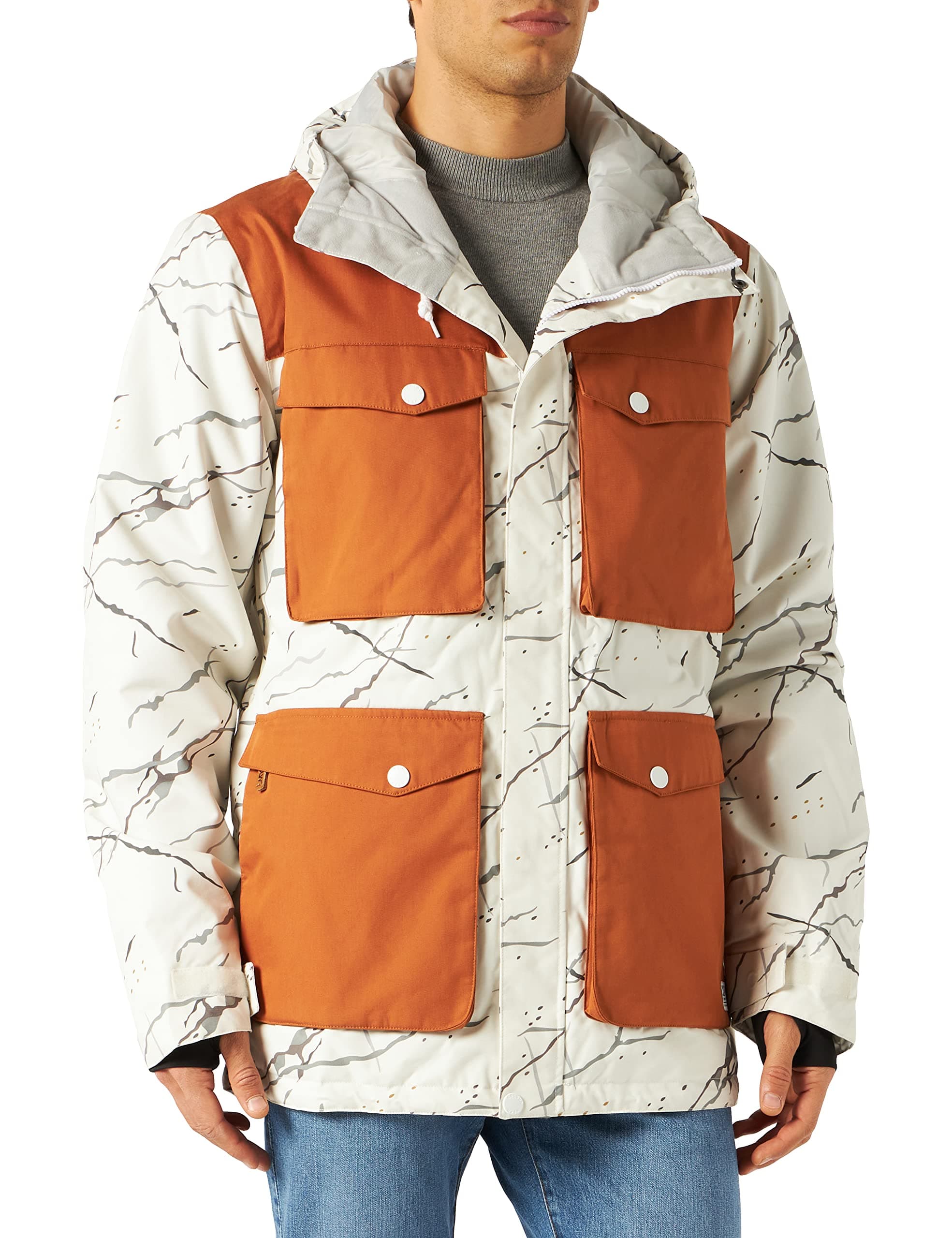 CLWR (Colour Wear)Men's Load White Marble Jacket
