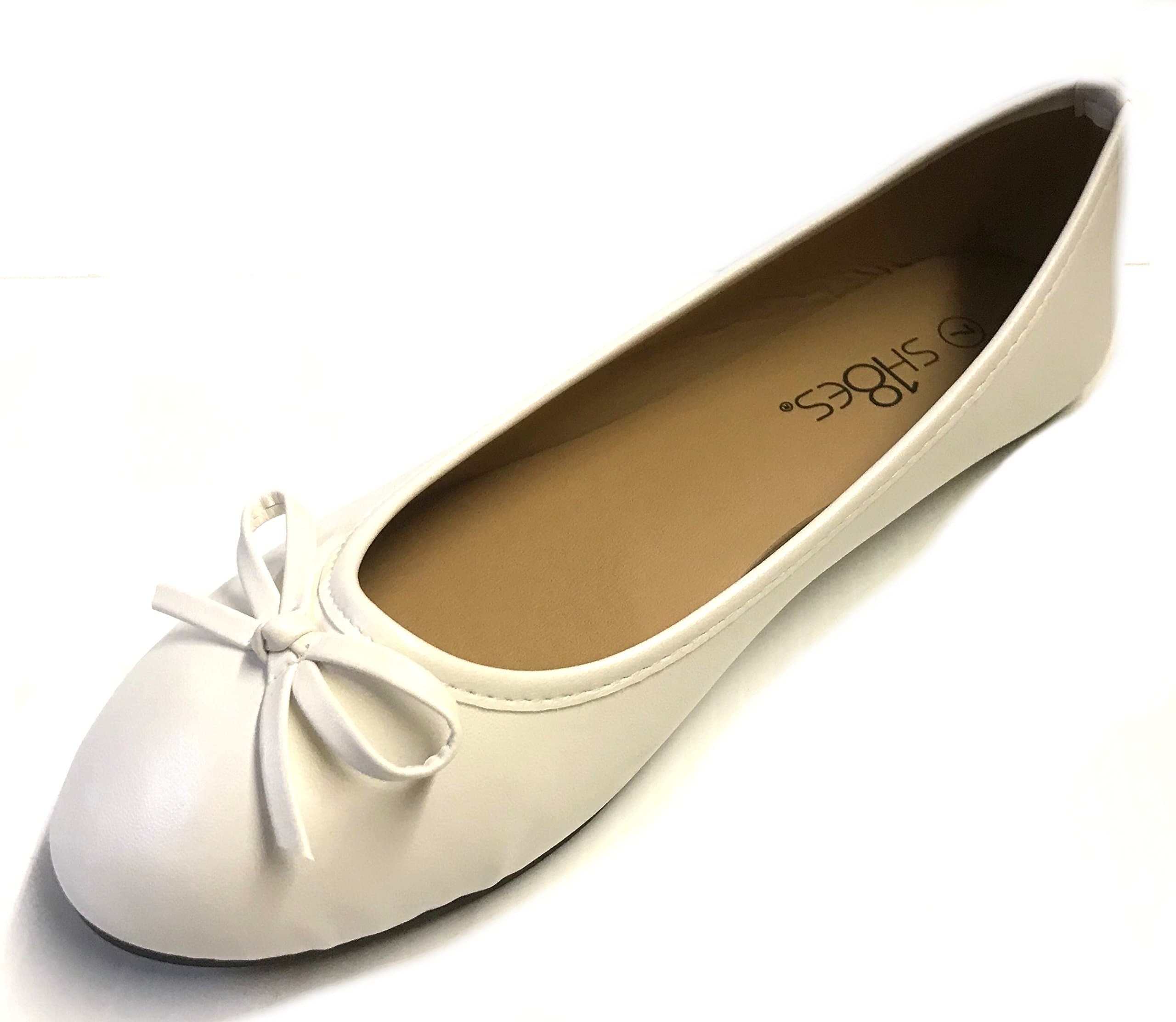 Shoes 18 Womens Ballerina Ballet Flats Shoe with Bow