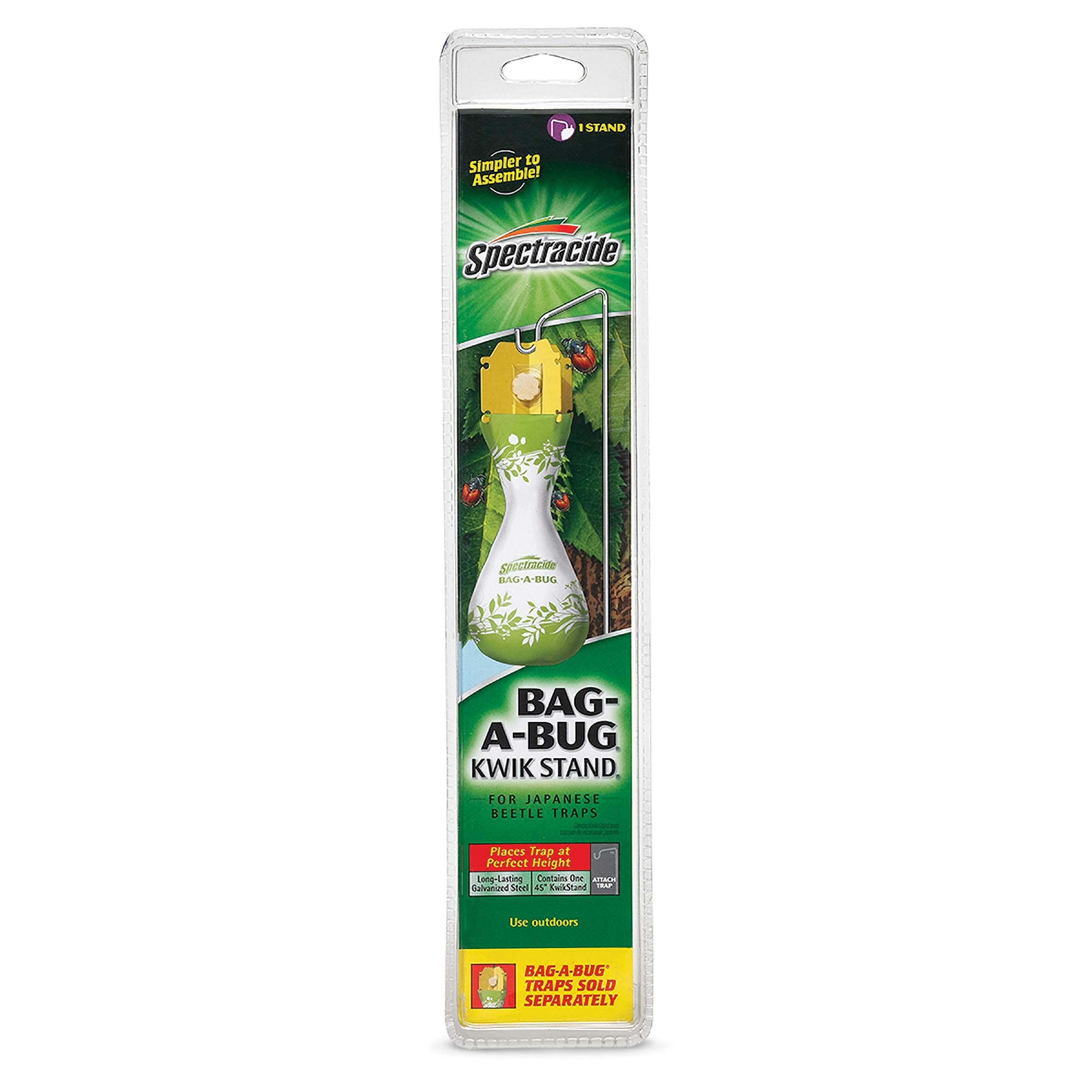 56904 Bag-A-Bug Kwik Stand (HG-56904), 1Pack, Silver