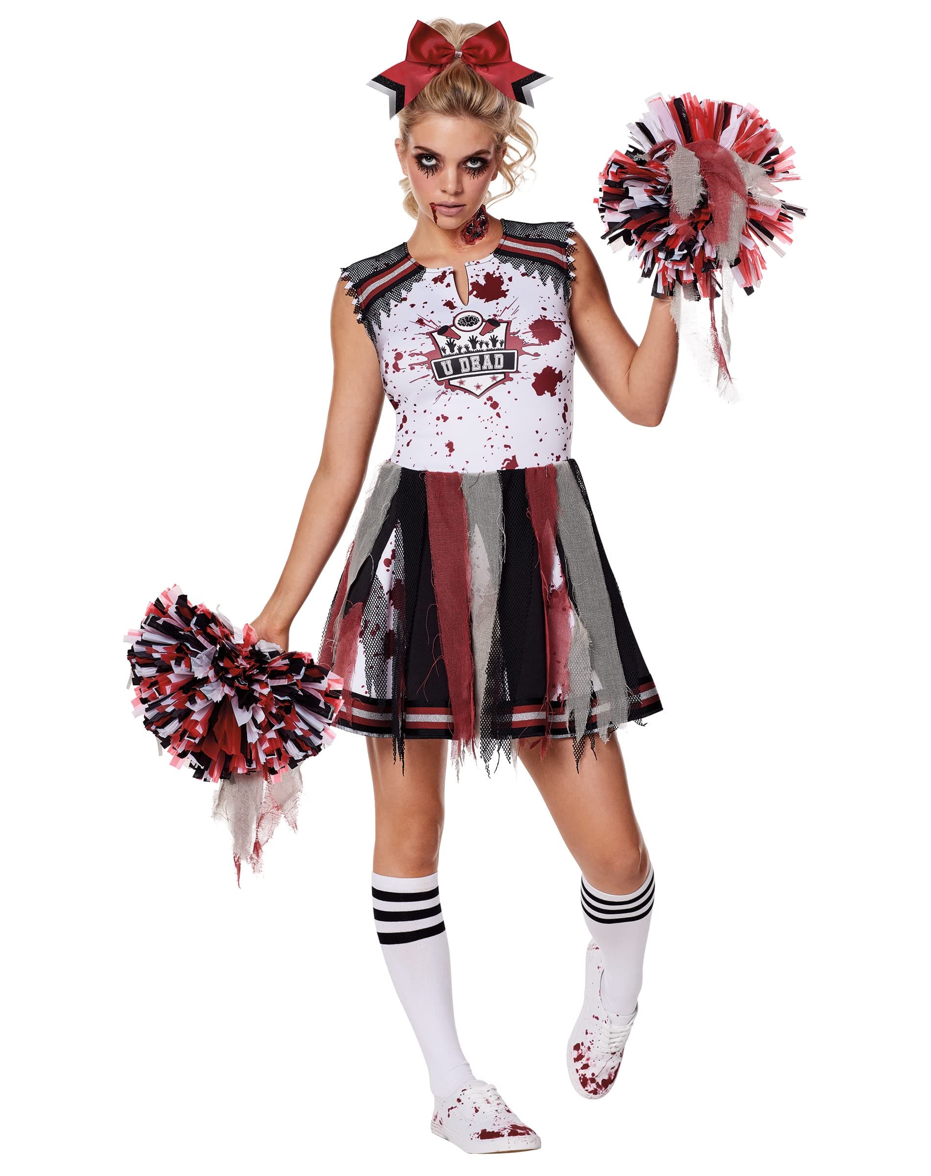 Spirit Halloween Adult Zombie Cheerleader Costume | Zombie Costume | Cheerleader Outfit