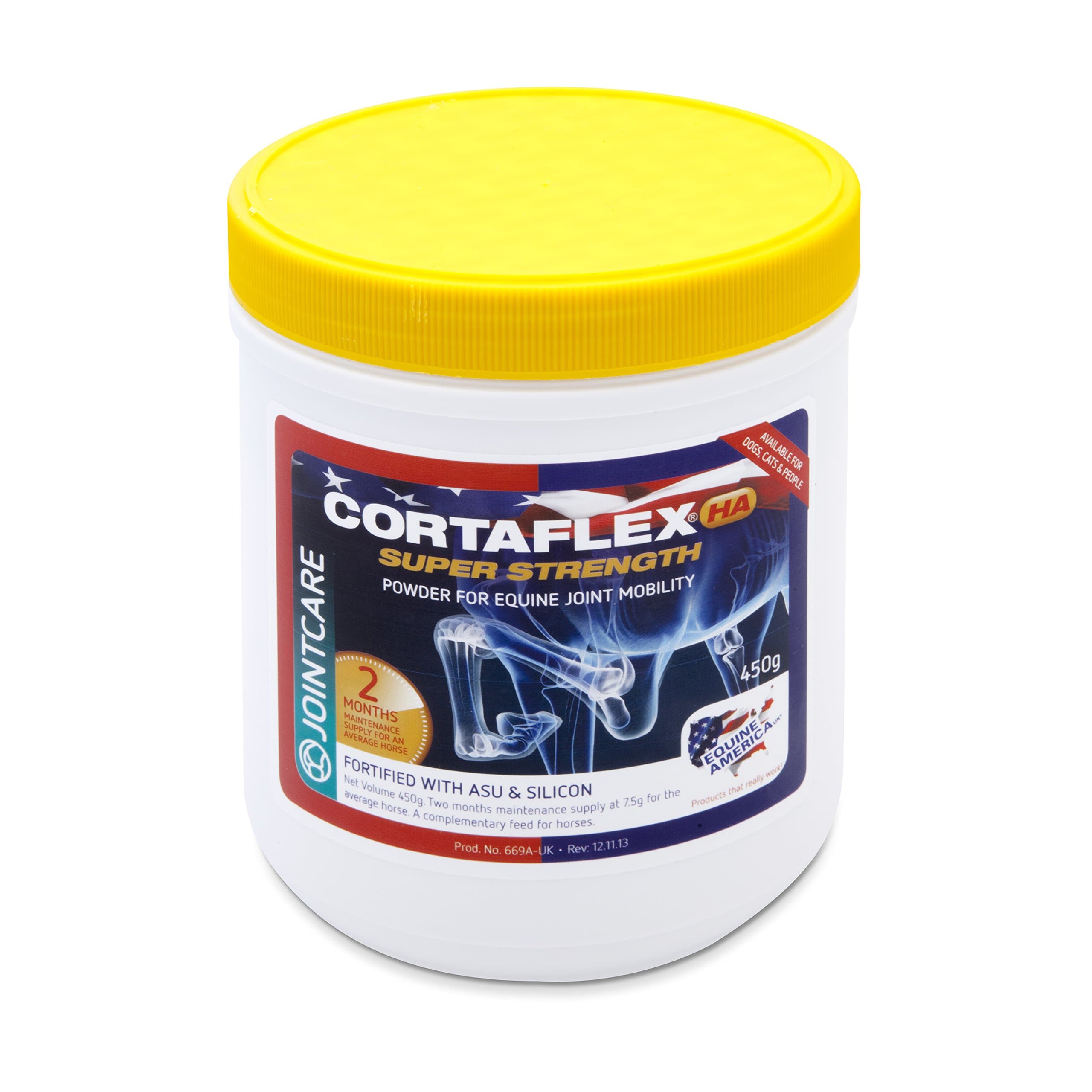 Equine Cortaflex Powder with HA - Yellow Top (Pack Size: 450g)