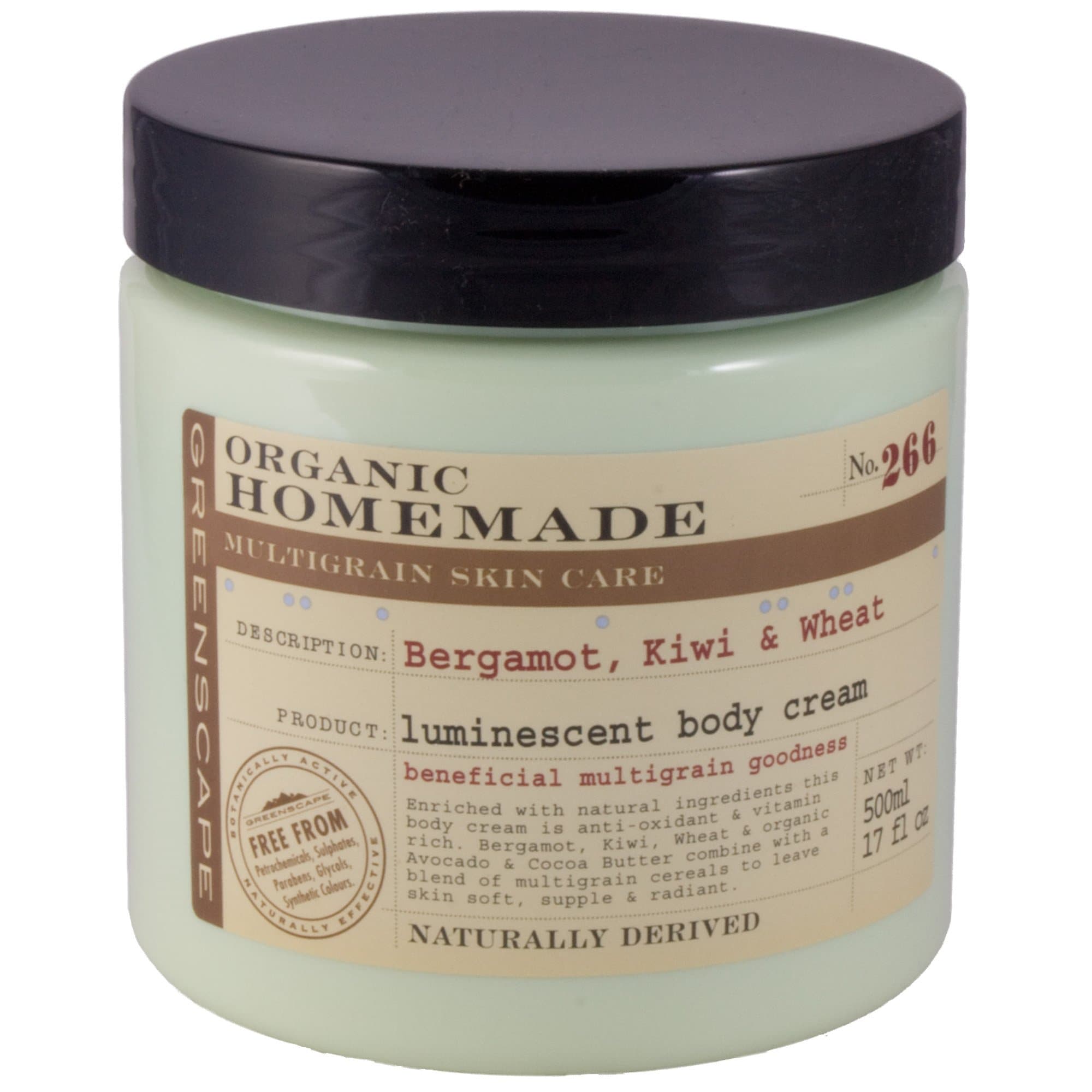 Bergamot, Kiwi and Wheat Luminescent Body Cream
