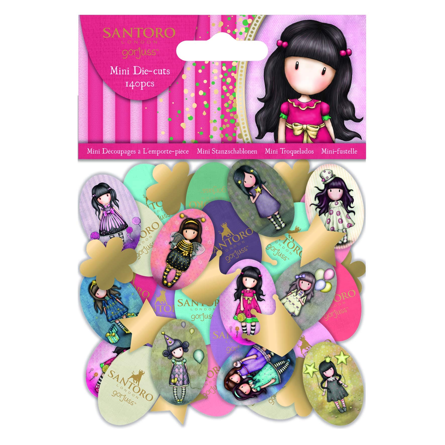 Santoro Gorjuss Die-Cuts, Multi-Colour, One Size