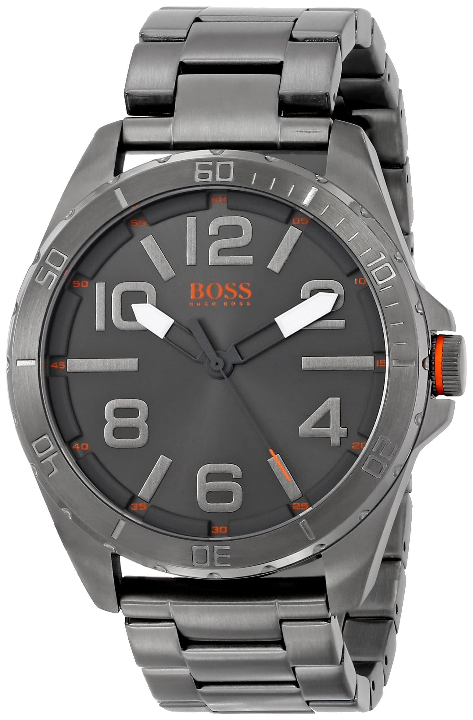 BOSS Orange Men's 1512999 Berlin Grey-Tone Stainless Steel Watch