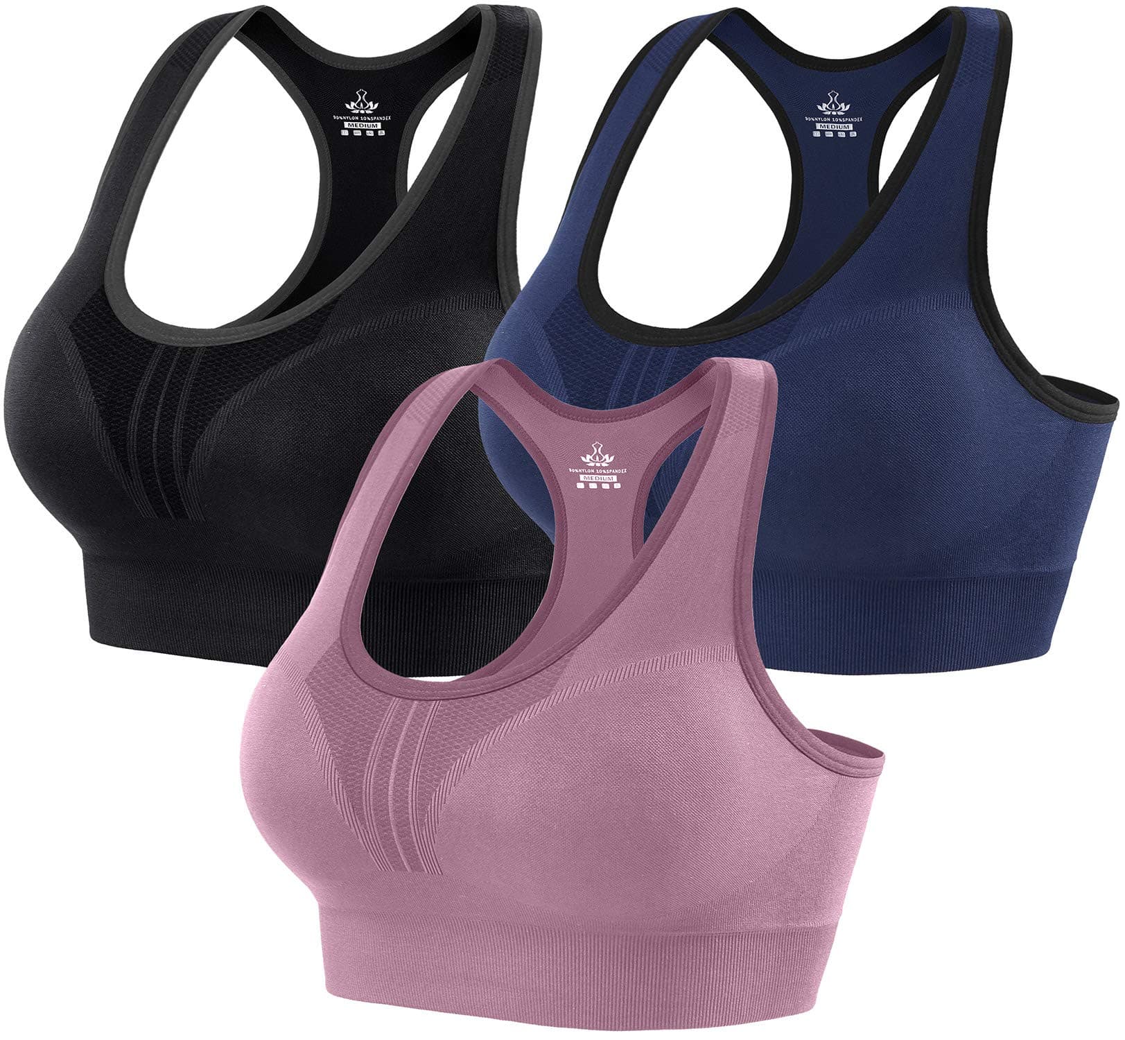 High Impact Sports Bras for Women High Support Padded Sports Bra Workout Bras for Women Racerback Bra for Yoga
