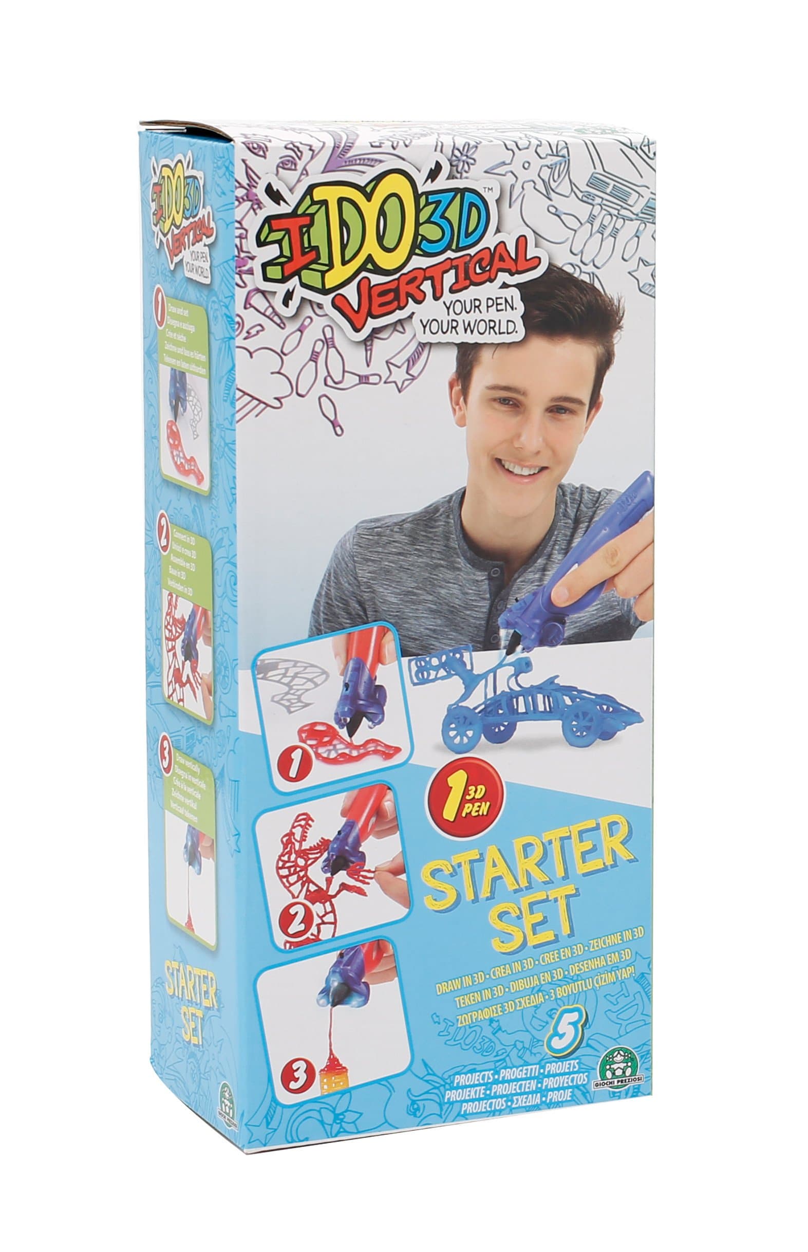 Giochi Preziosi – DDD00 Ido3D Starter Set with 1 x 3D Pen