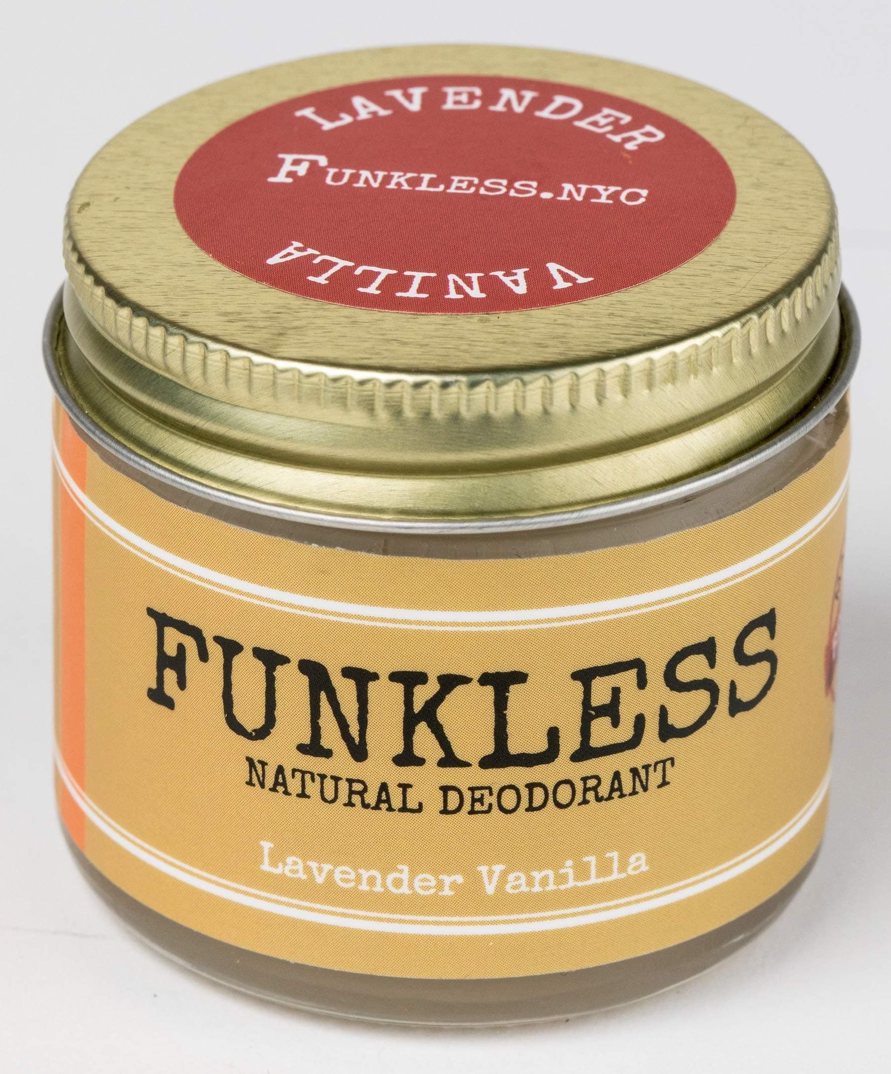 Funkless Natural Deodorant - Lavender & Vanilla, 2.1 Oz.