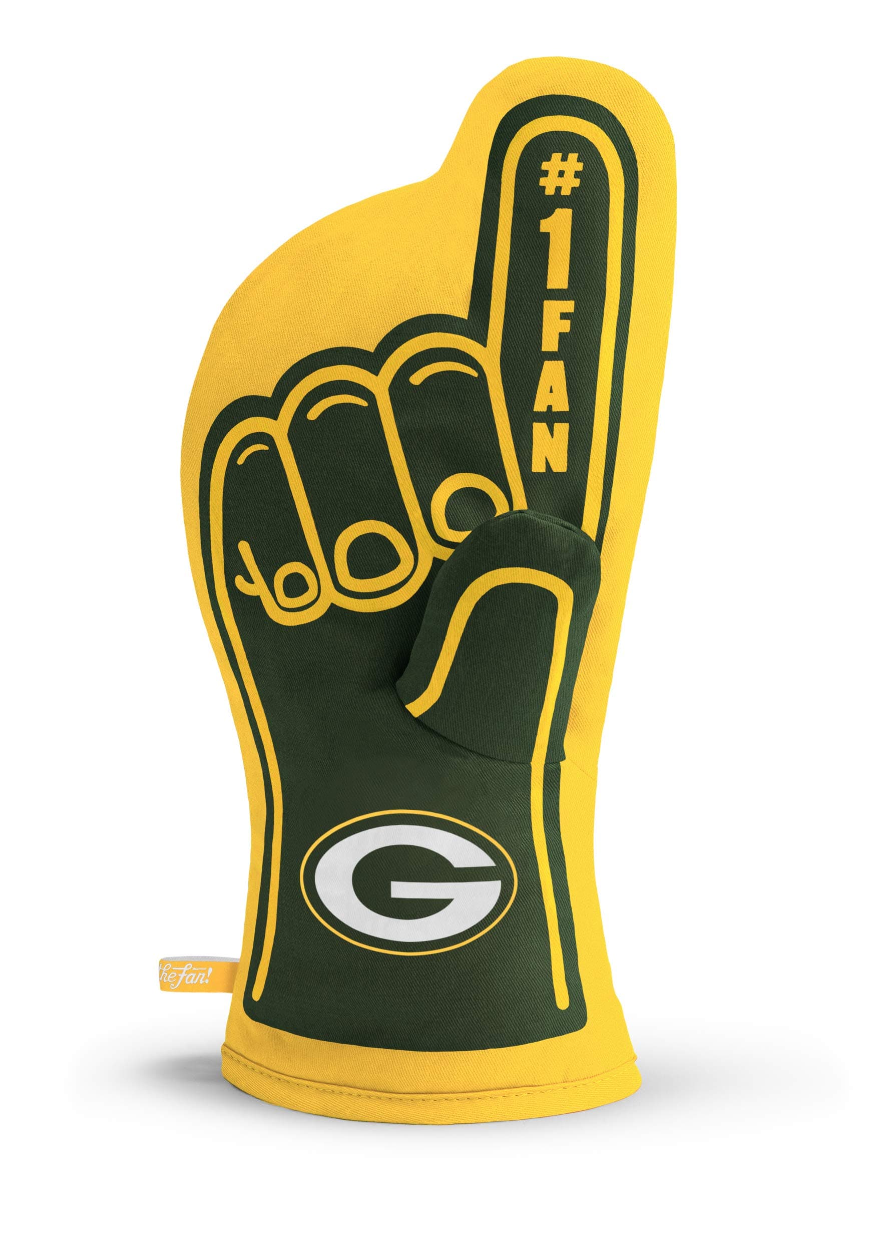 NFL Officially-Licensed Oven Mitt - Heat Resistant, 100% Cotton, Patented Design, Great for Indoors or Outdoors on the Grill - Official Team Colors and Logo