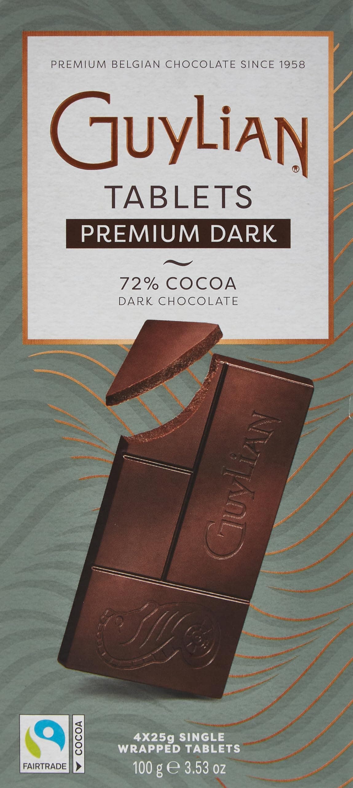 Tablets Premium Dark Chocolate Bar 100 g
