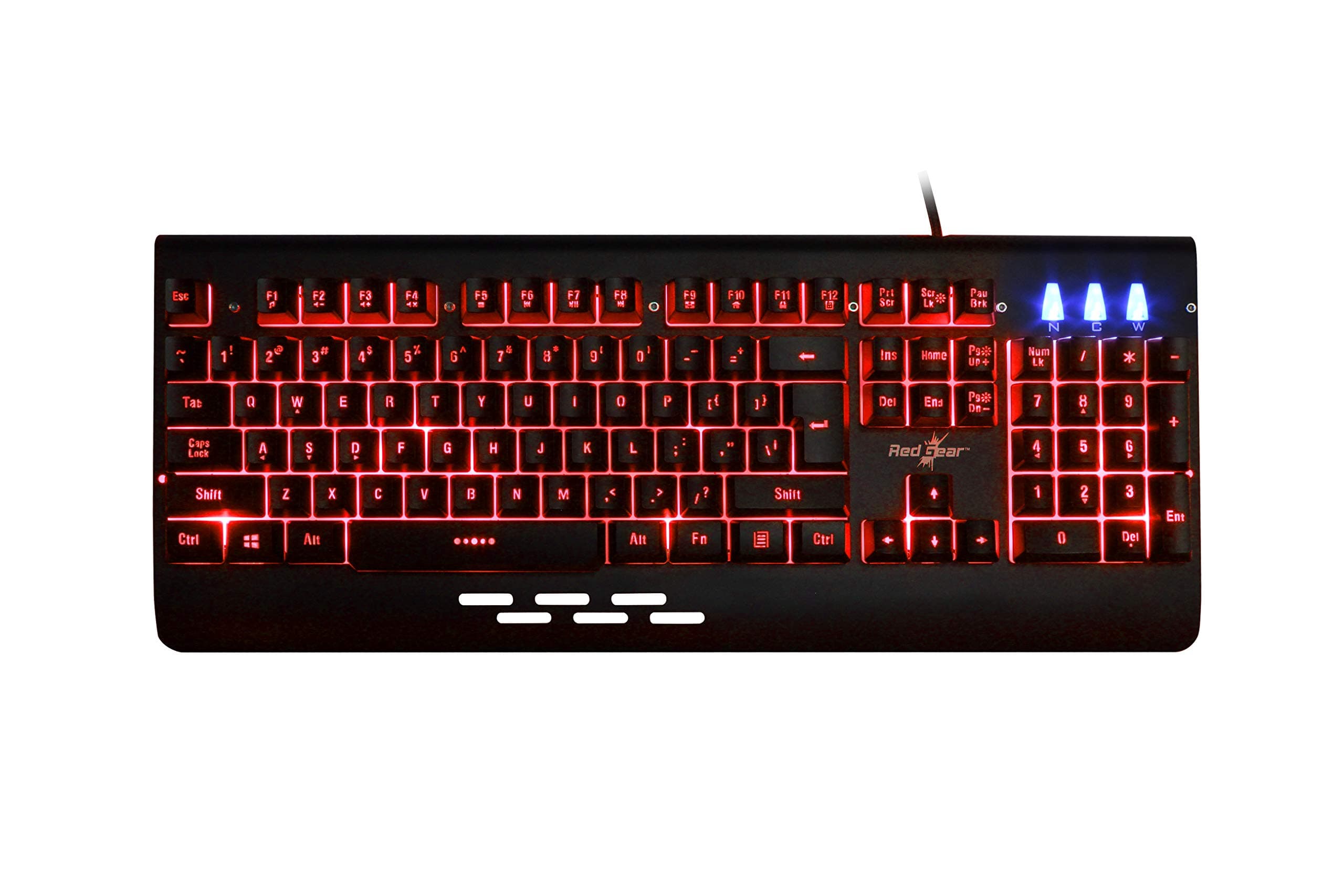 Redgear Blaze 7 Colour Backlit Wired Gaming Keyboard with Full Aluminium Body Windows Key Lock