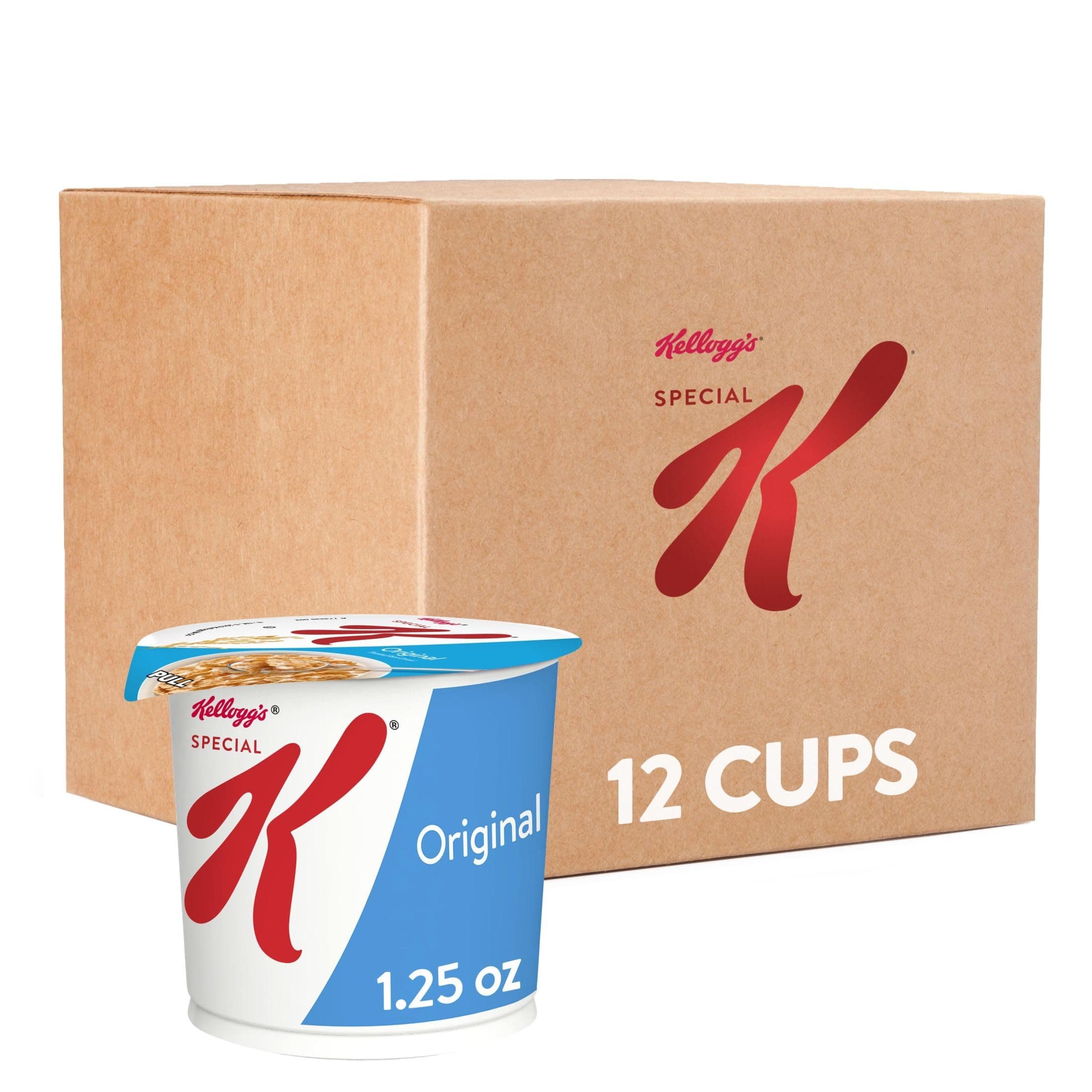 Special K Cereal, Original, 1.25-Ounce Cups (Pack of 12)
