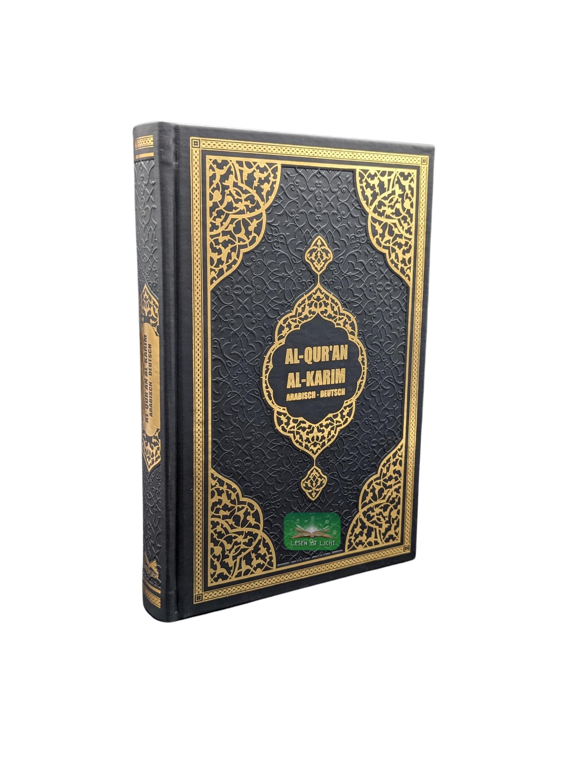 Der edle Koran, Quran - Arabisch-Deutsch, Frank Bubenheim mit QR-Code, Schwarz - Gold, Qualitativ - Hochwertig