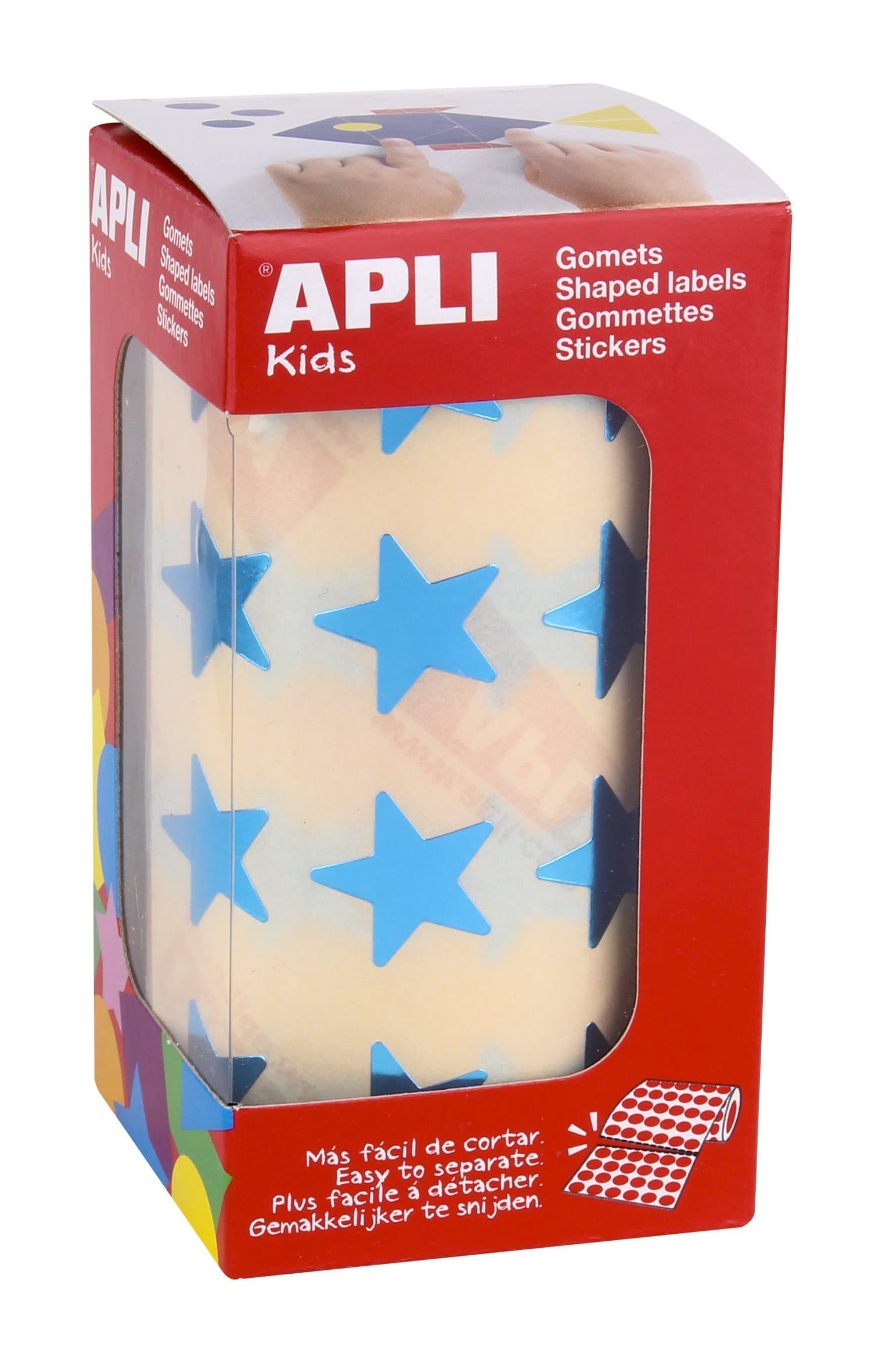 APLI Kids Gomets Roll Star 19,5 mm Metallic Blue