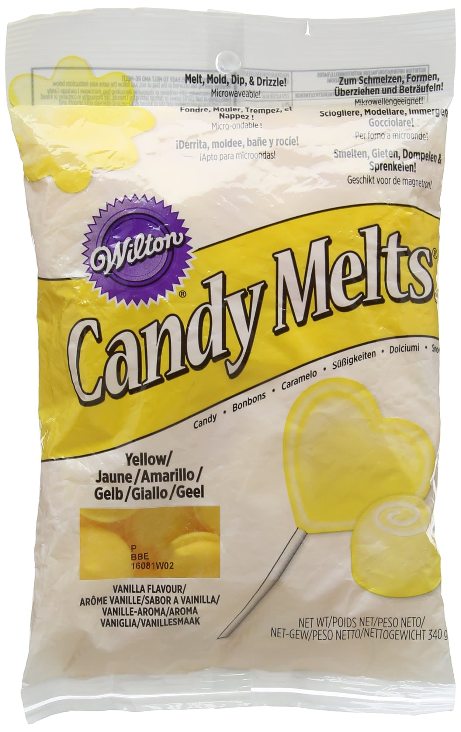 Yellow Candy Melts, 12-Ounce