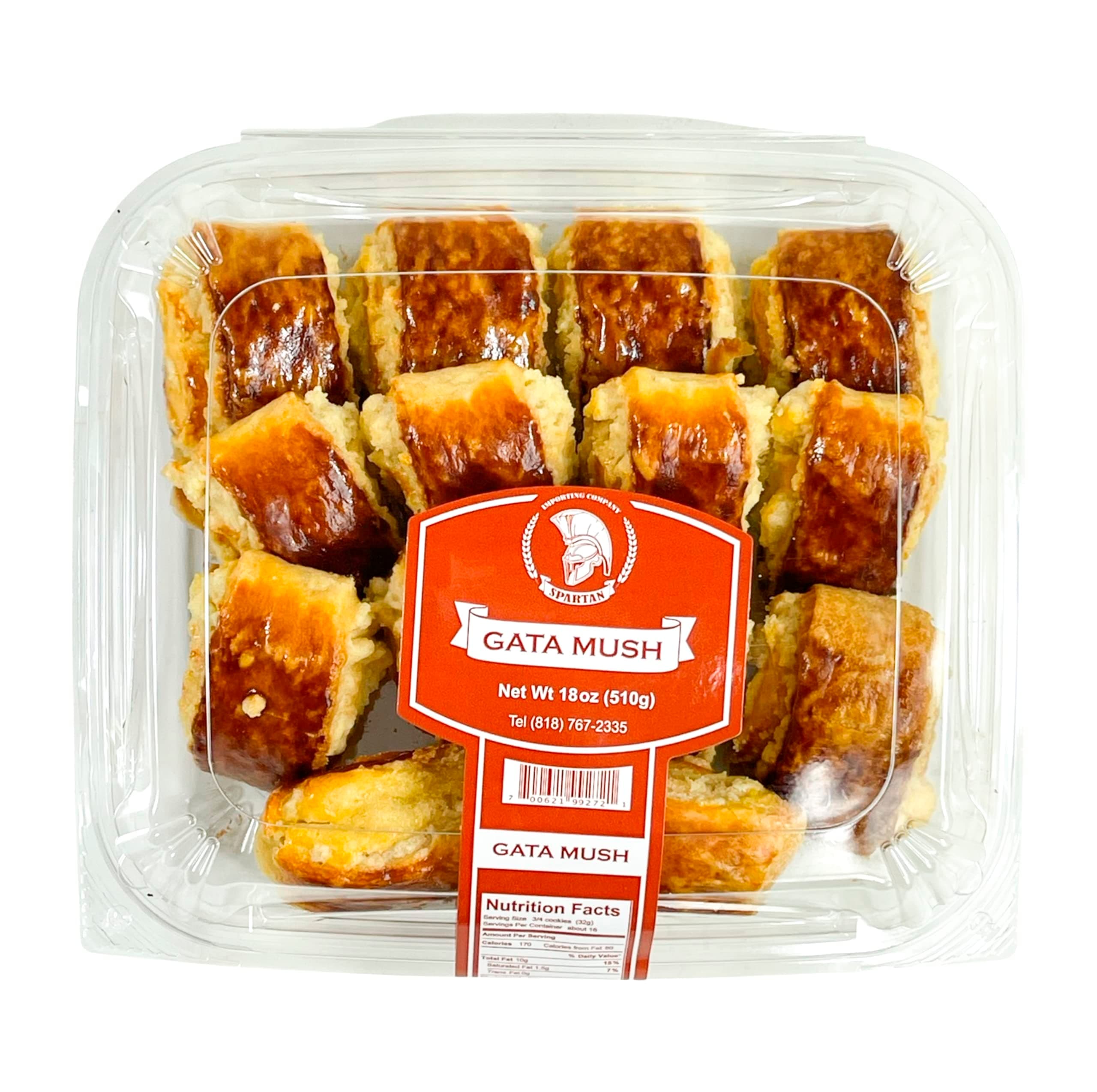 Armenian Gata Mush Pastry, Traditional Hand Made Pastry 18 oz | 510 g