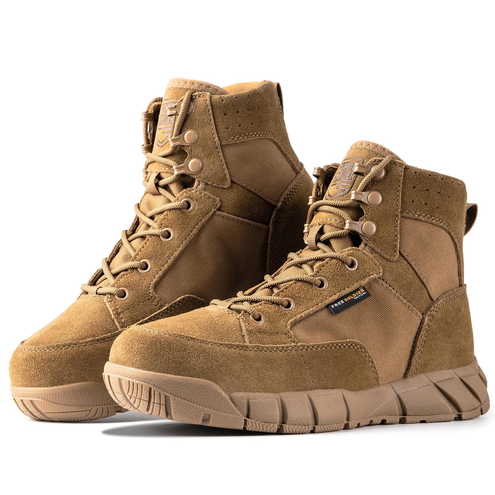 Waterproof Hiking Work Boots Men's Tactical Boots 6 Inches Lightweight Military Boots Breathable Desert Boots