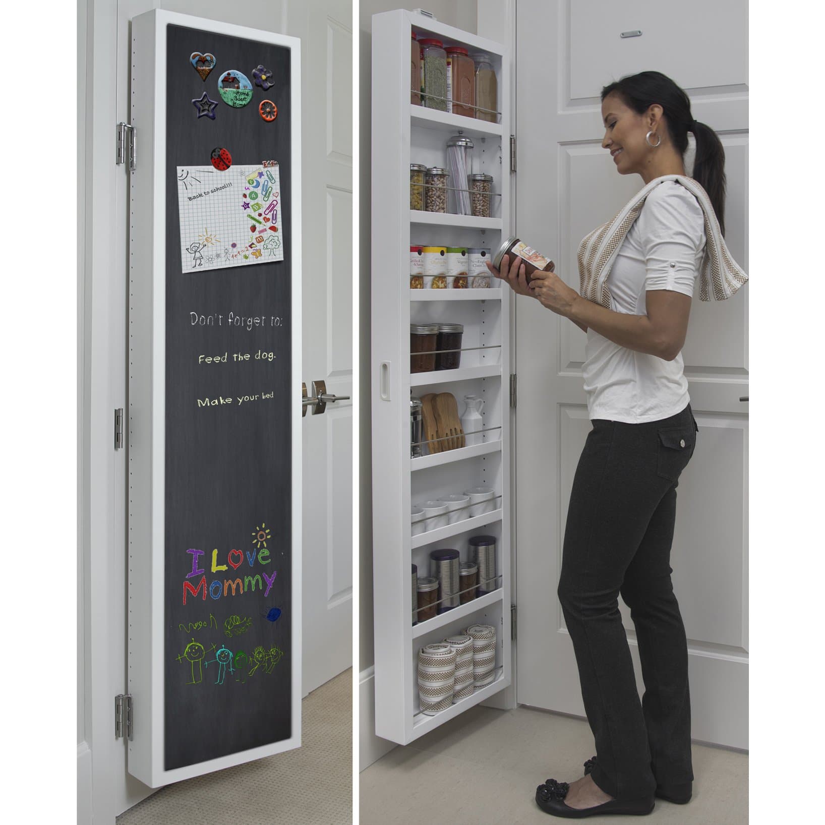 Chalk Board Storage Cabinet