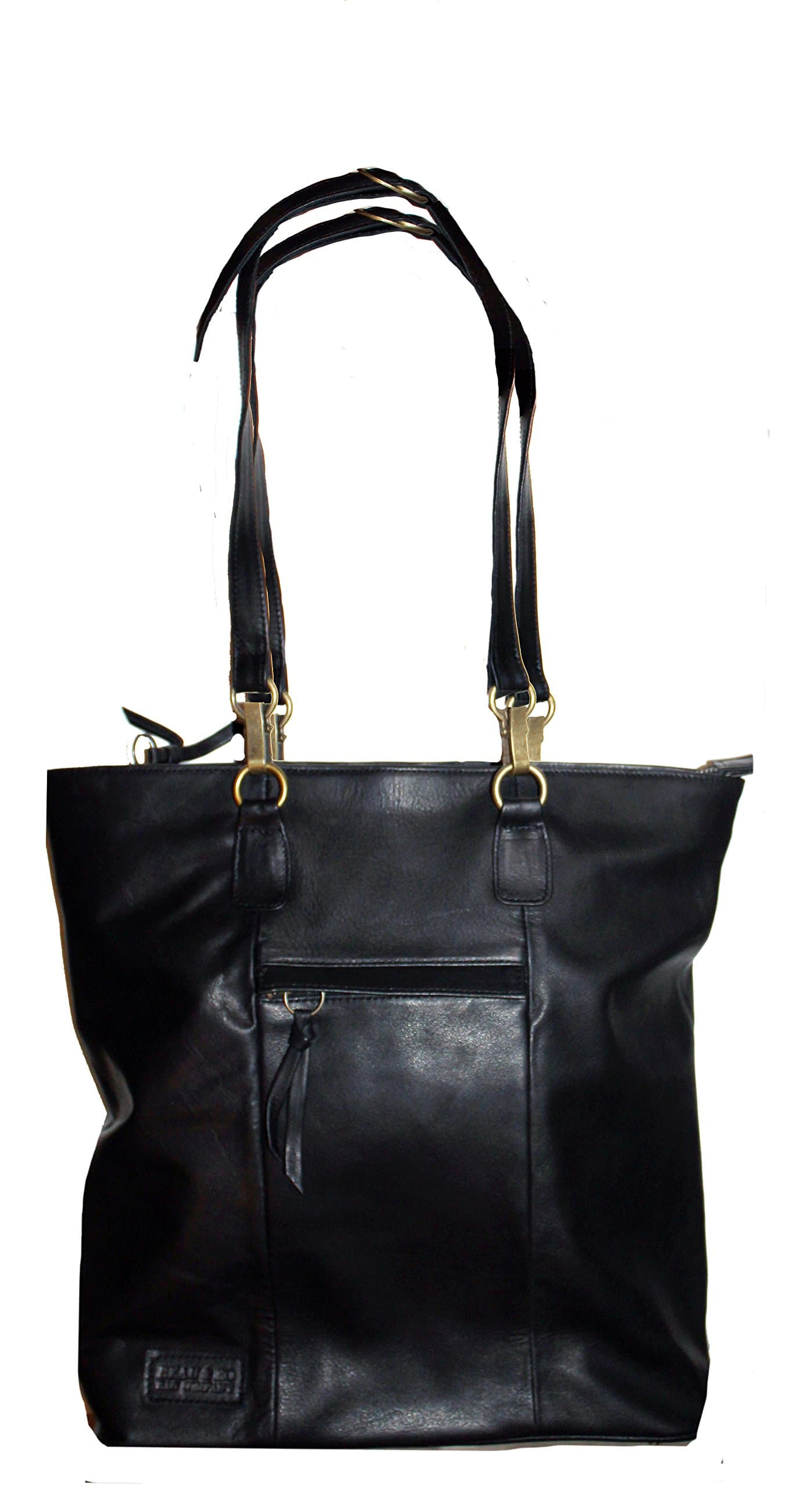 Beau & Ro Bag Company Women's The New Yorker Tote + Backpack in Black Leather
