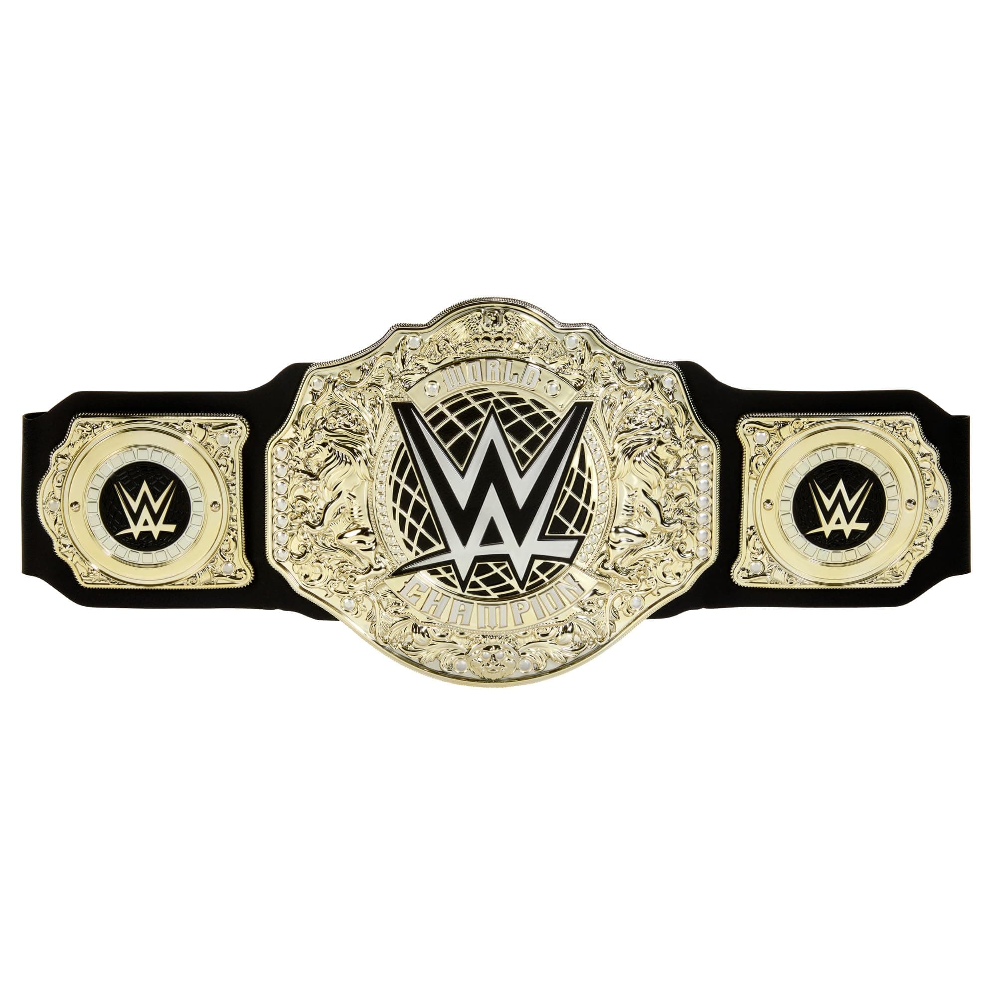 Mattel WWE Championship Title, World Heavyweight Championship Role-Play & Costume Piece, Leather-Like Belt 3+ Feet with One-Time Adjustment