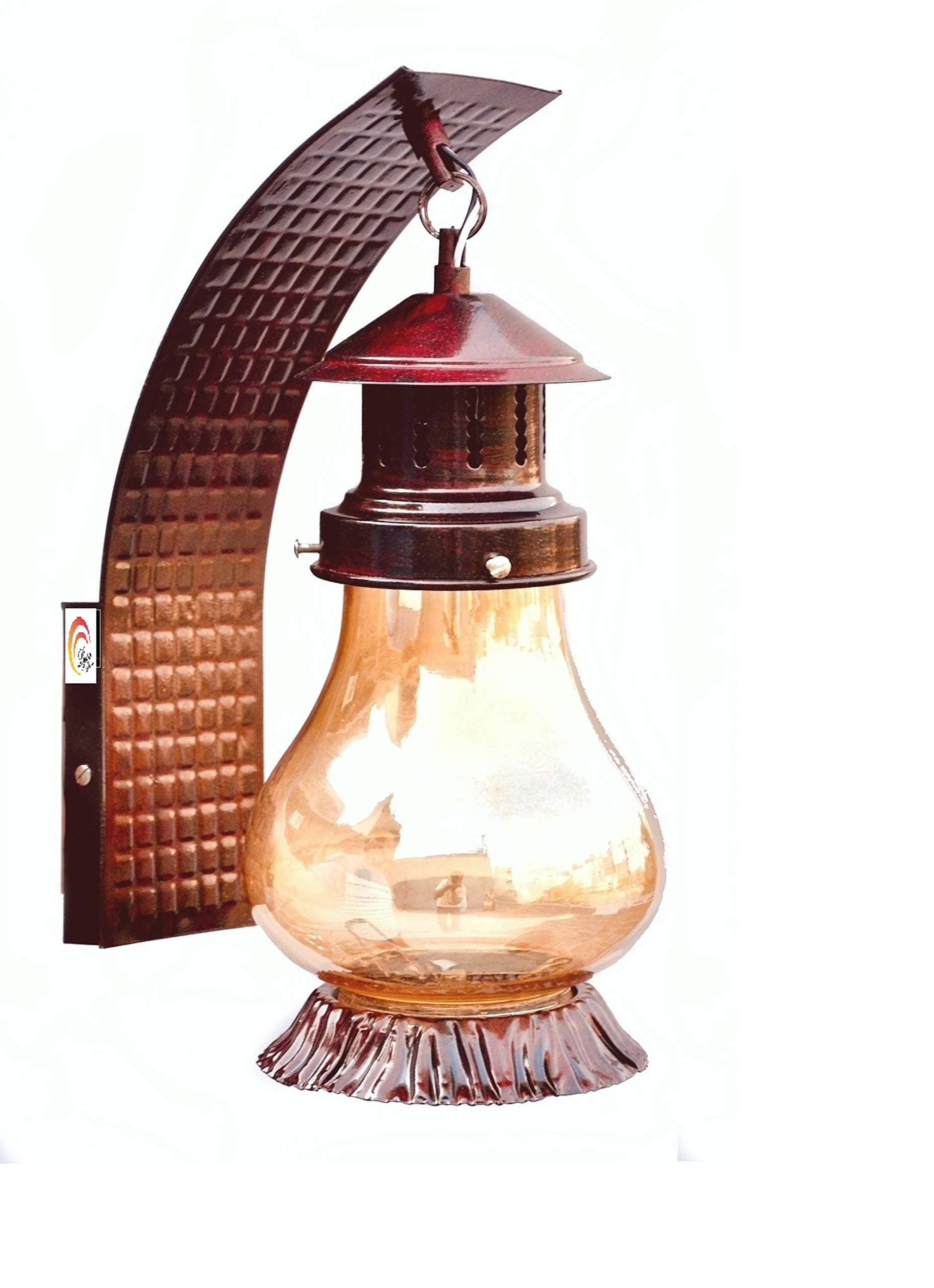 Lyse Decor 60W Wall Lamps, Cherry, Round