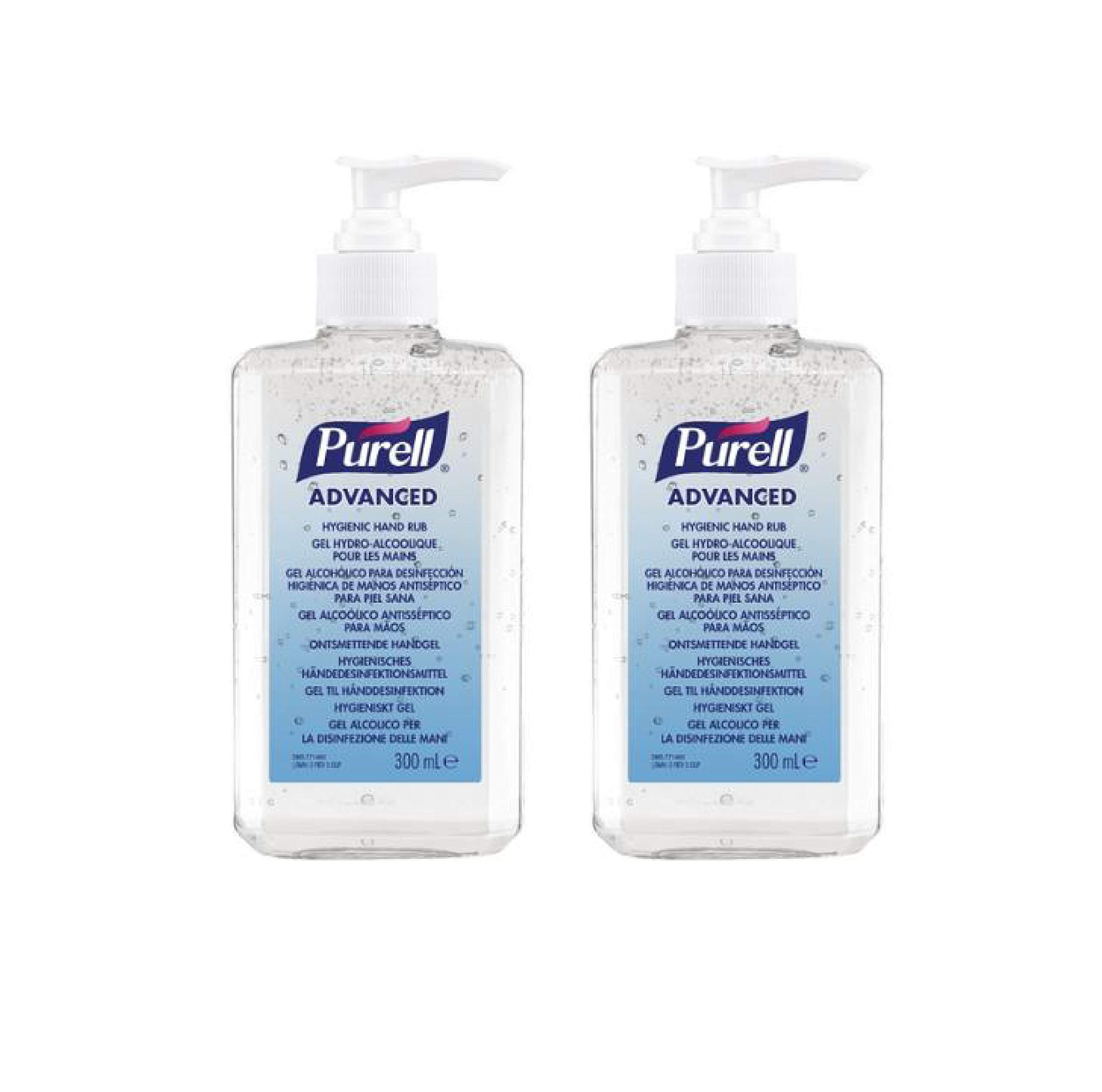 PURELL Advanced Hand Sanitizer Gel 300ml (Pack of 2)