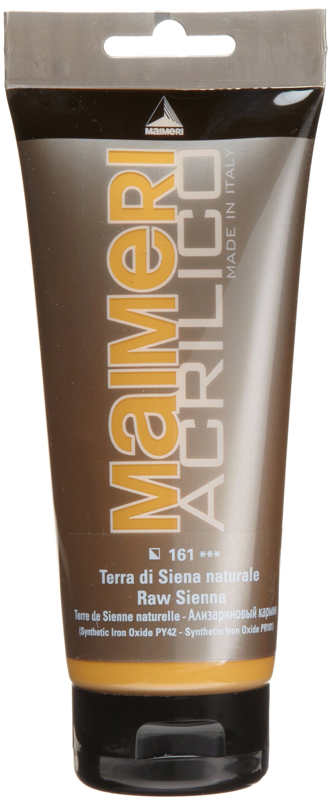 MaimeriACRILICO 200 ml Fine Artist Acrylic Paint, Siena Natural