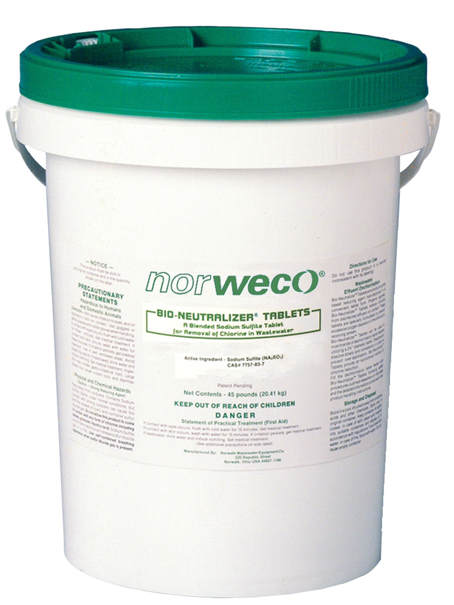 Norweco 45lb. Bio-Neutralizer Dechlorination Tablets