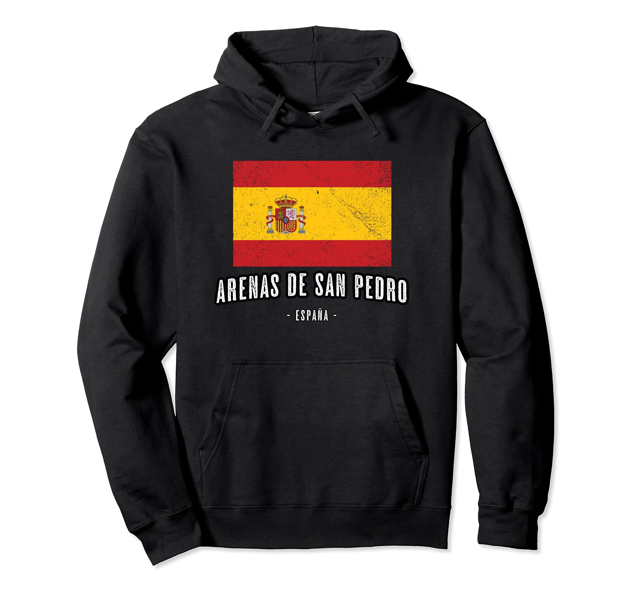 Arenas de San Pedro Spain | ES Flag, City - Bandera Ropa - Pullover Hoodie